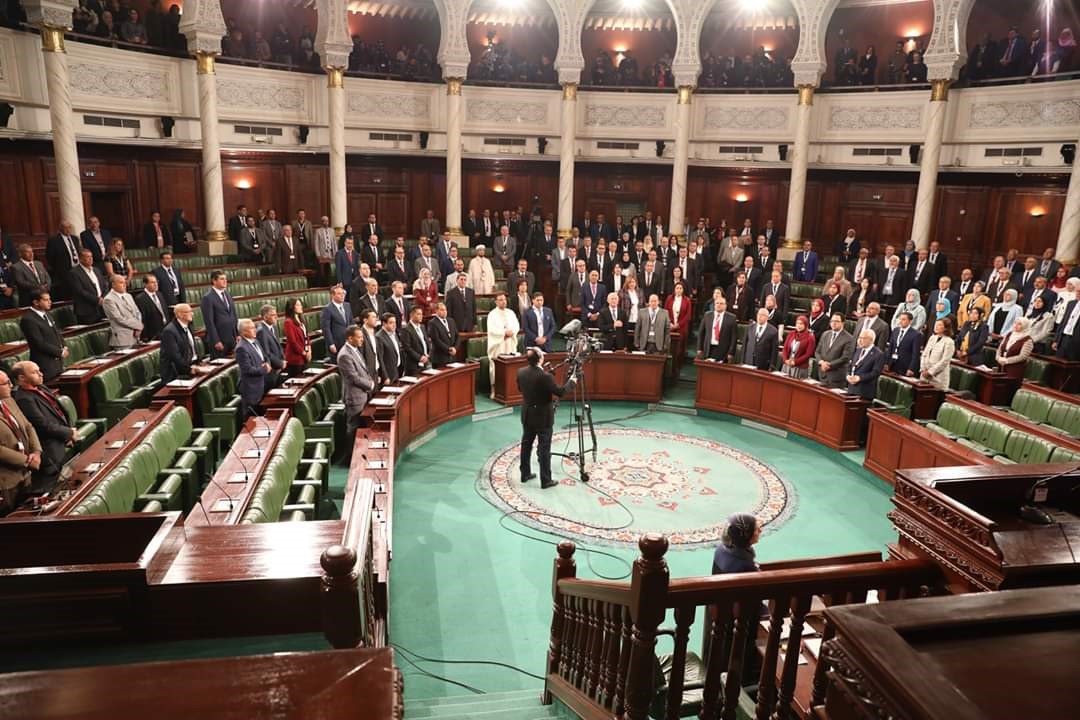 جانب من الجلسة الافتتاحية للبرلمان التونسي المنتخب
