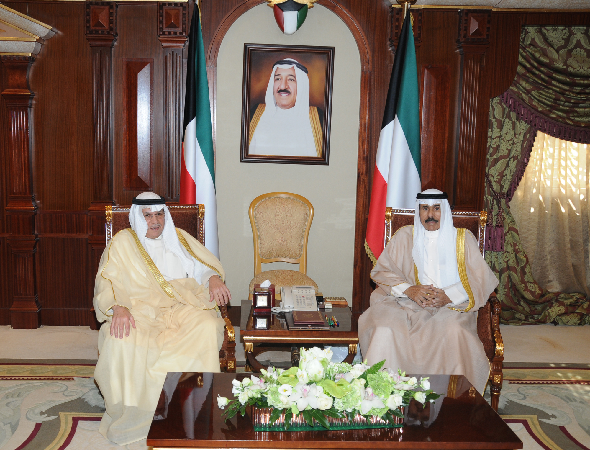 His Highness the Crown Prince receives Deputy Prime Minister and Interior Minister