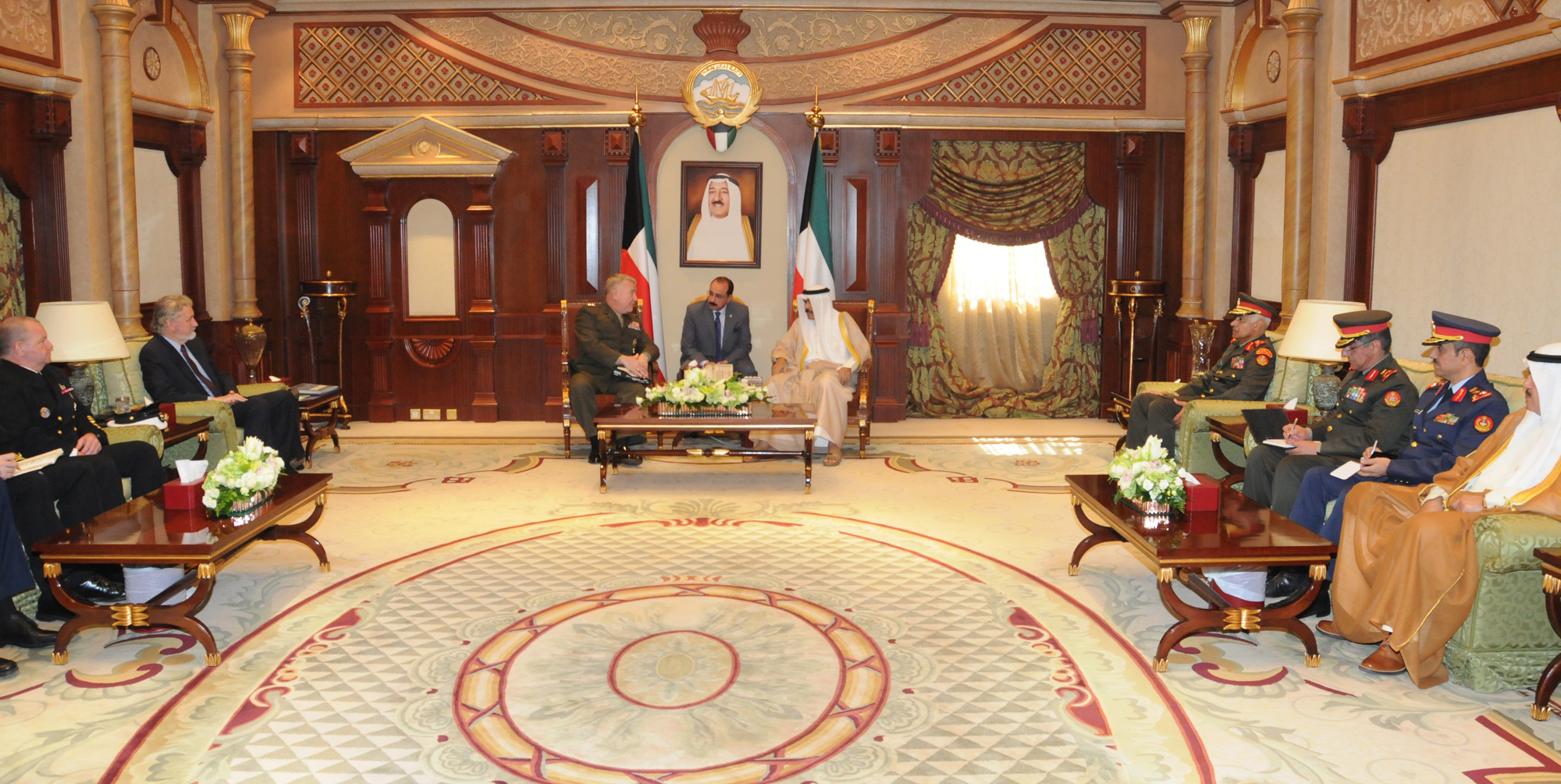 His Highness the Crown Prince receives Marine Corps General Kenneth McKenzie