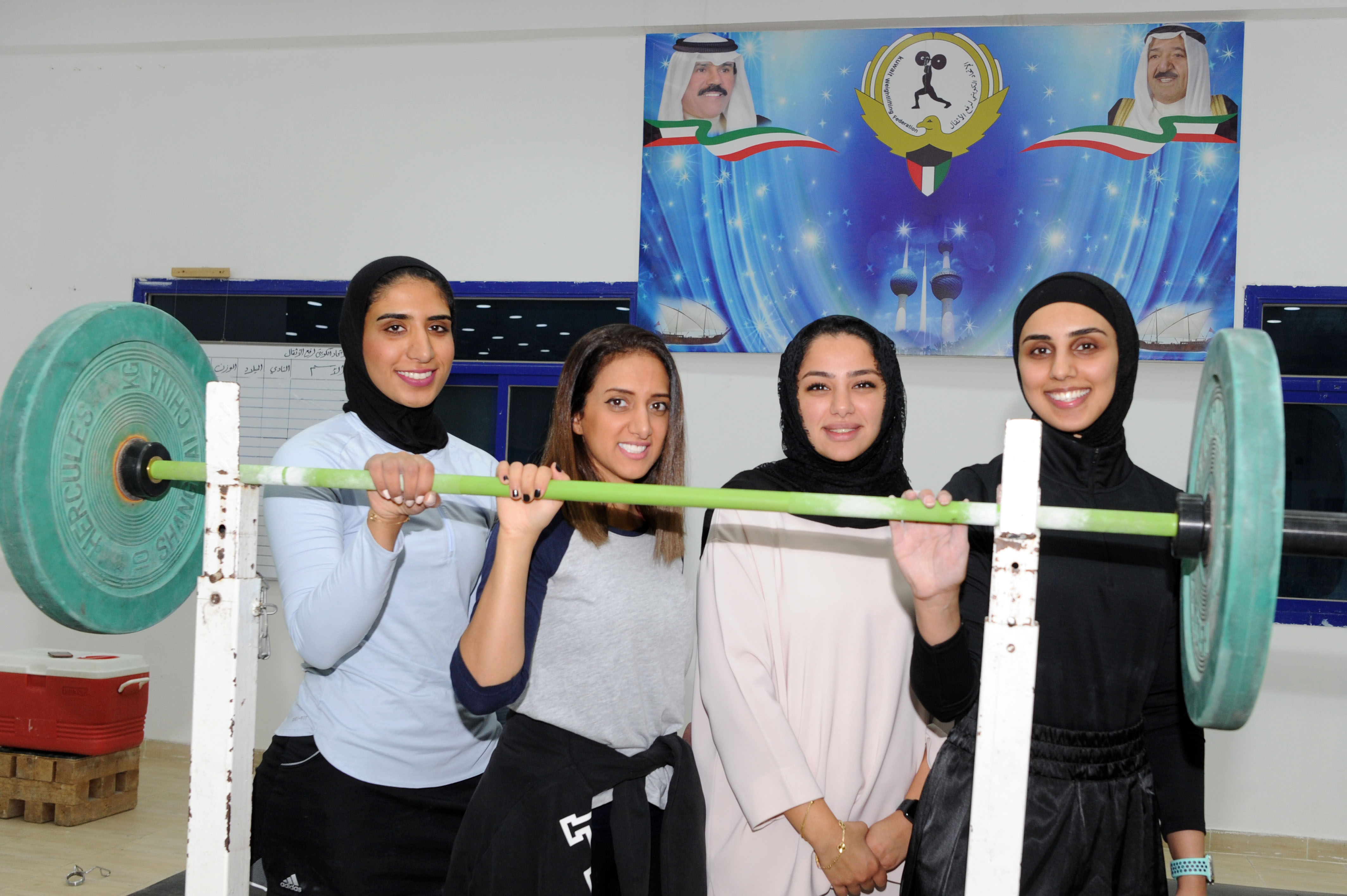 Kuwaiti weightlifting women team