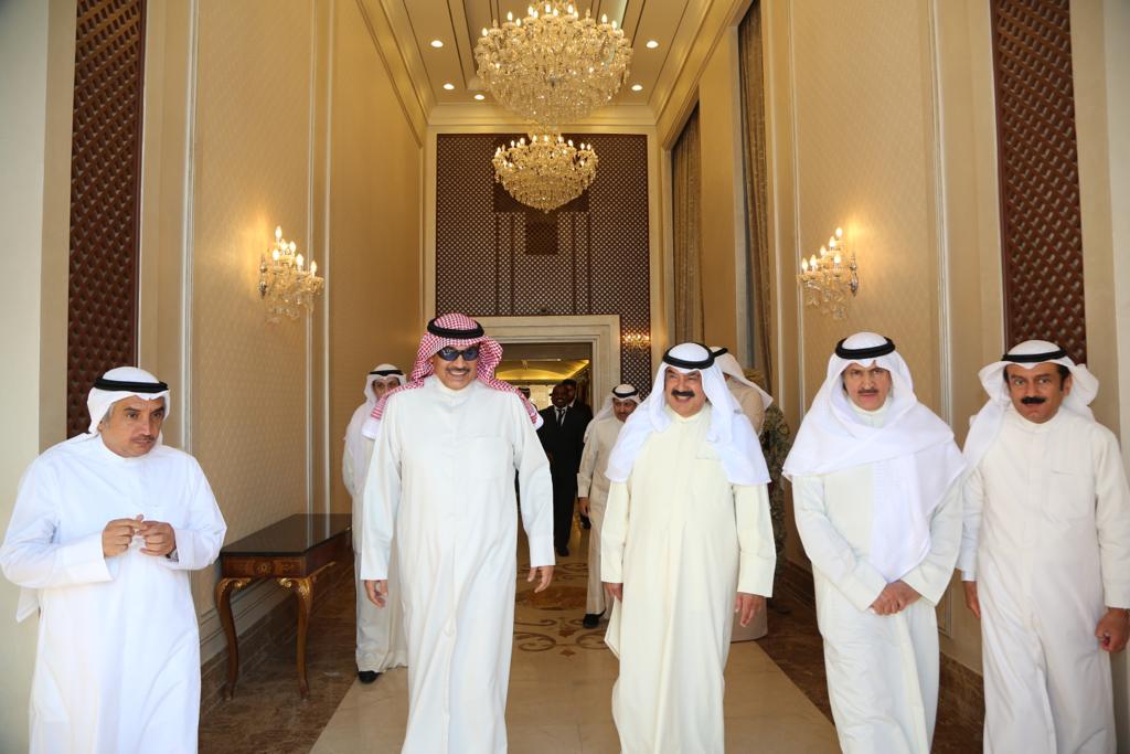 His Highness Prime Minister Sheikh Sabah Khaled at the Foreign Ministry
