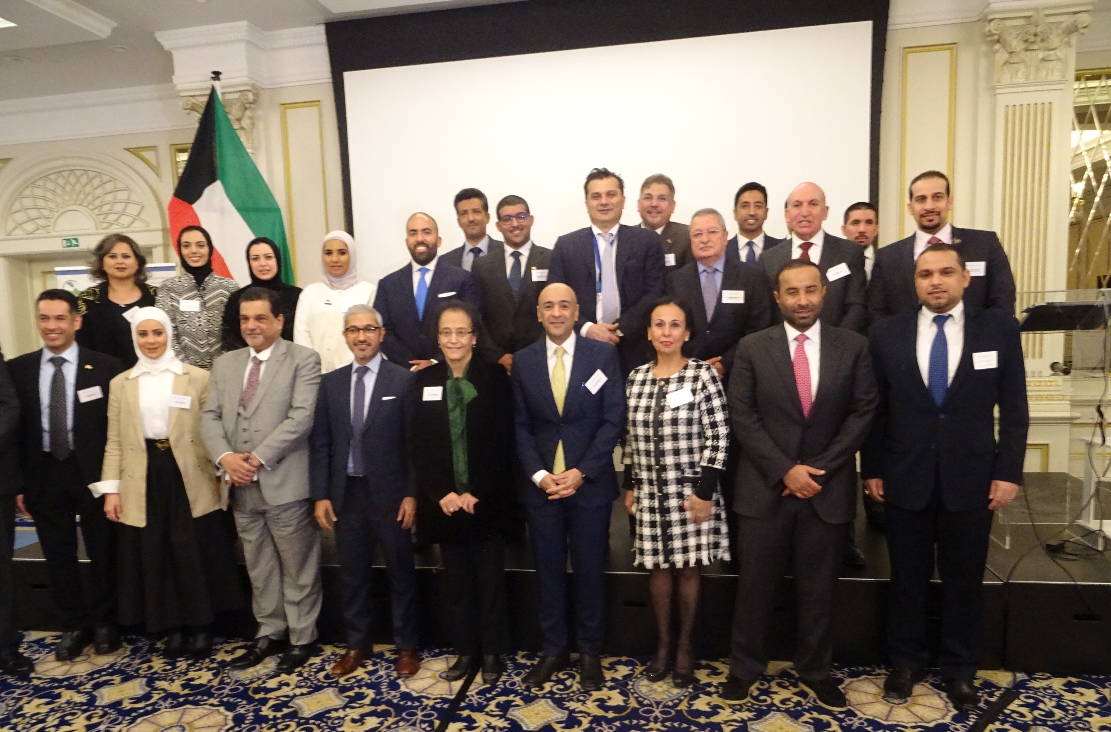 Representatives from major Kuwaiti government institutions at the Forum