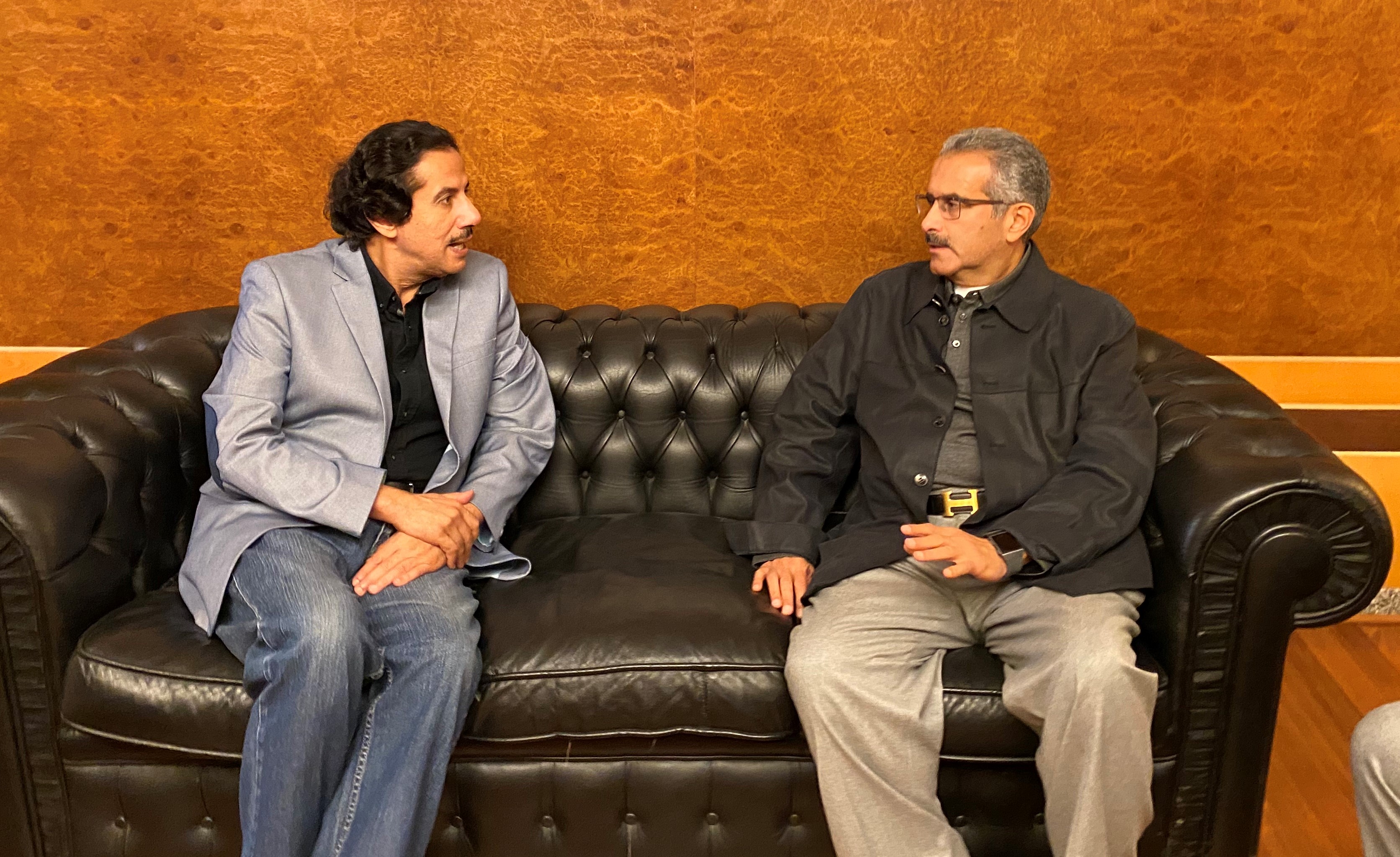 Sheikh Mubarak Duaij Al-Ibrahim Al-Sabah with Kuwait Ambassador to Italy
