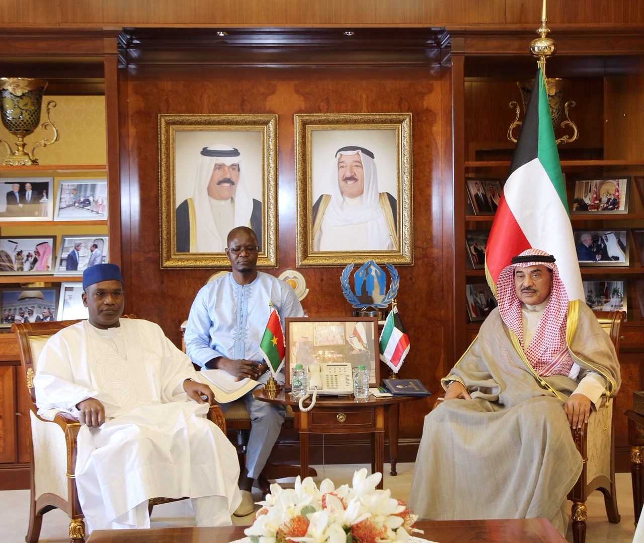 KuwaitI Foreign Minister received his counterpart of Burkina Faso