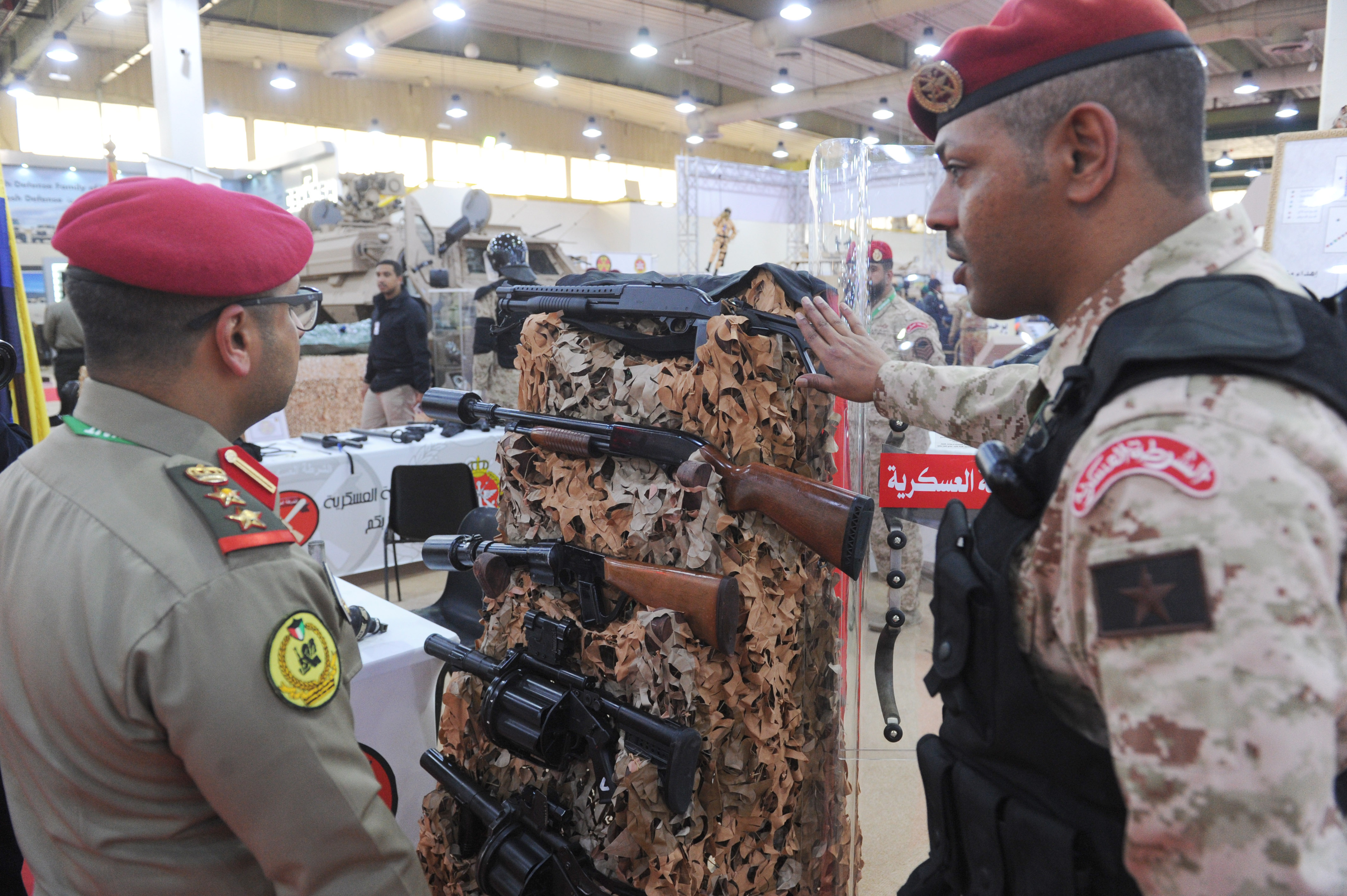 Kuwait Military Police participated in the exhibition