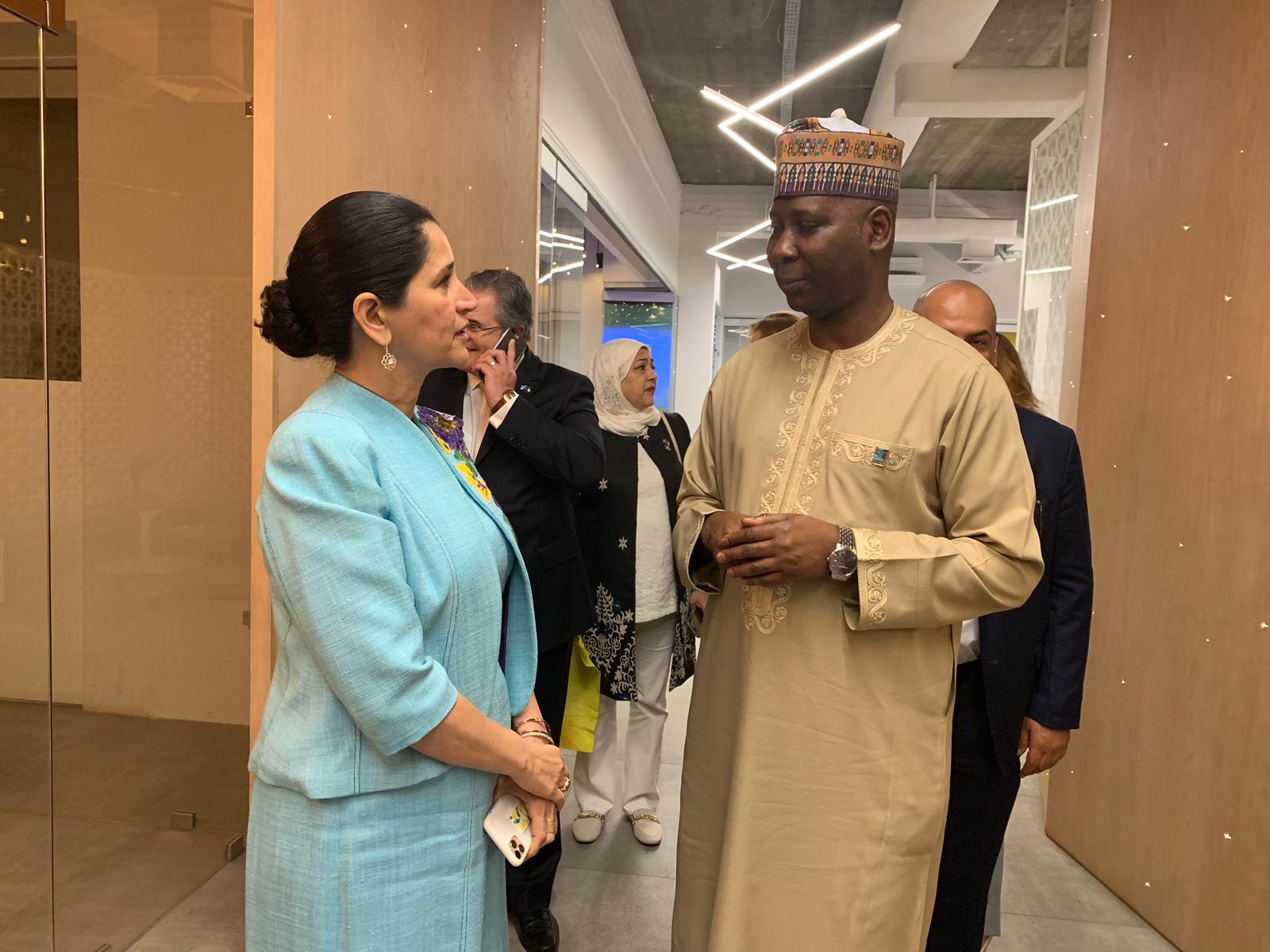 the UN General Assembly visits  the headquarters of Al-Nuwair Positive Initiative (Bareeq)