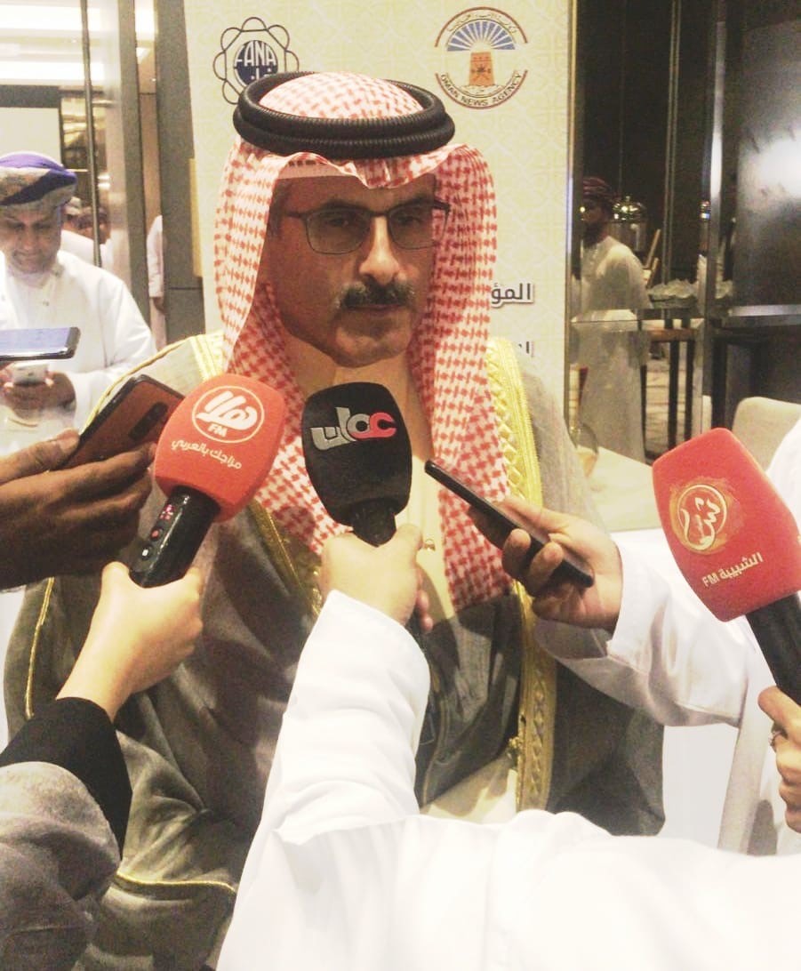 KUNA Chief Sheikh Mubarak Al-Duaij Al-Sabah makes a press statement