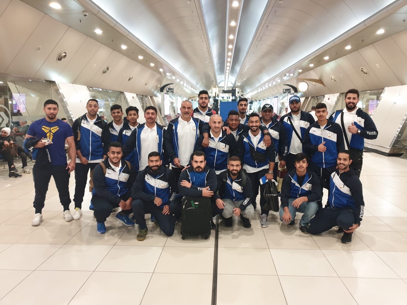 Kuwait's weightlifting team