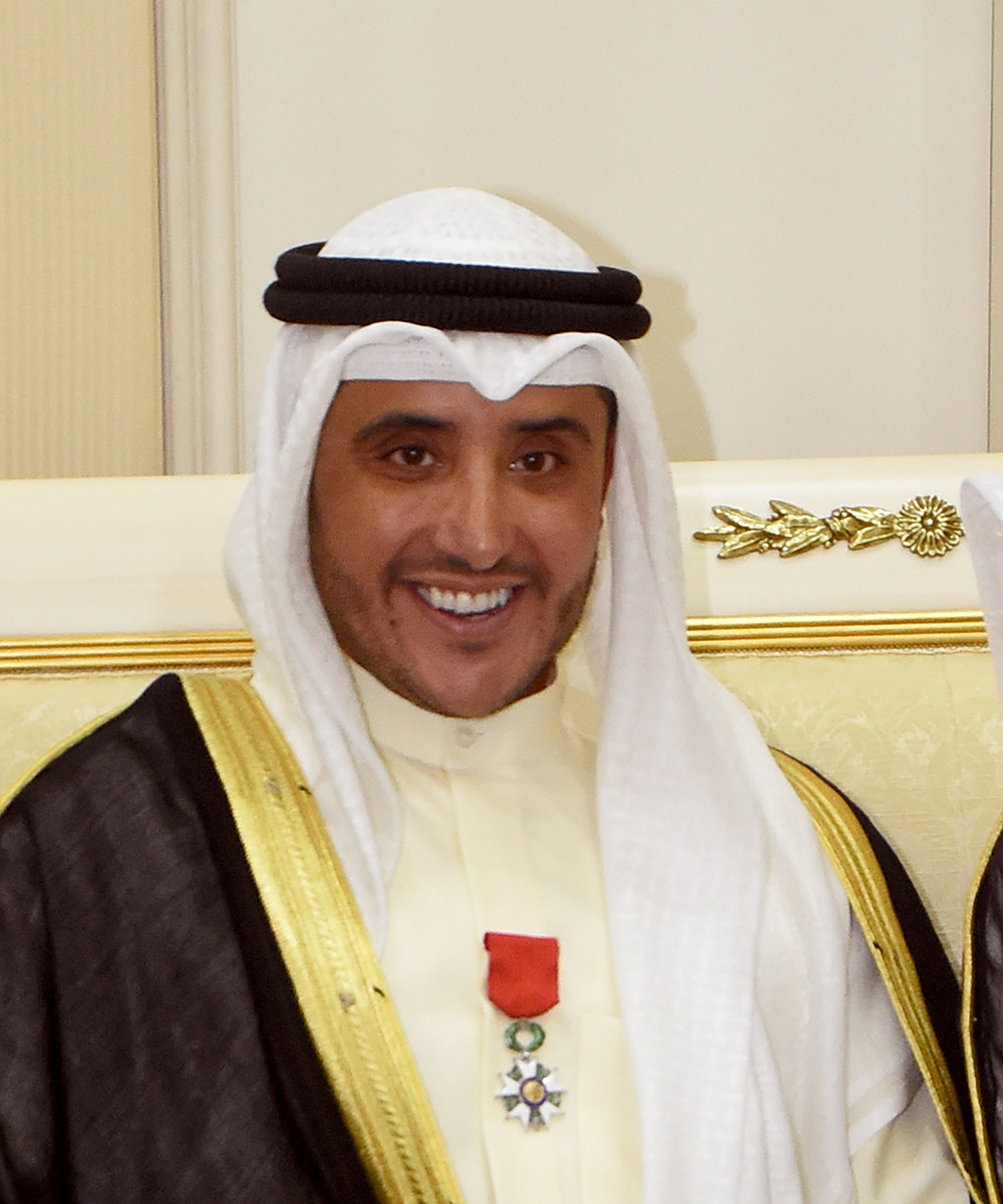 Sheikh Dr. Ahmad Nasser Al-Mohammad Al-Sabah  awarded by France with National Order of the Legion
