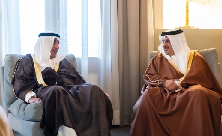 Bahrain's Crown Prince receives Director General of Kuwait Fund For Arab Economic Development