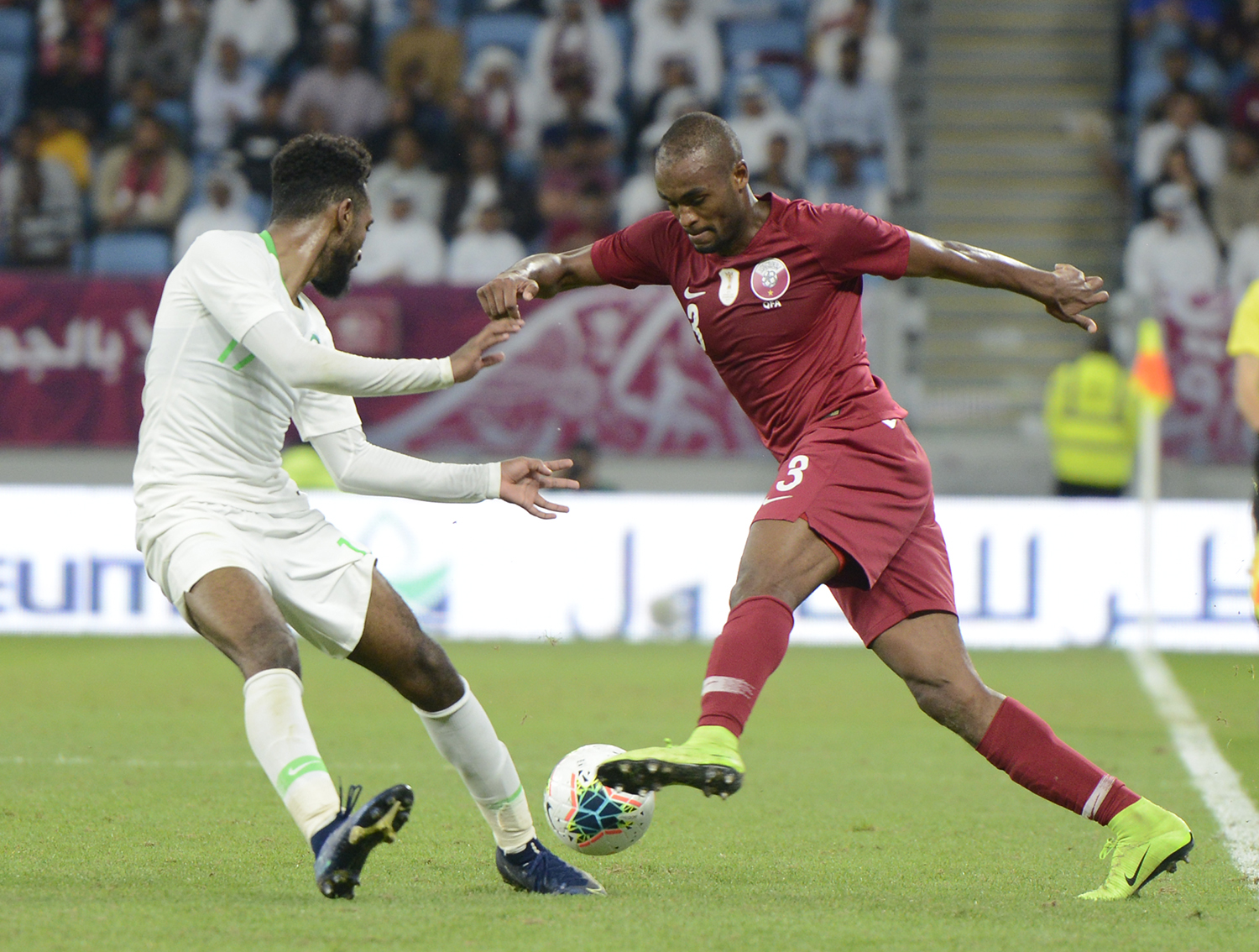 Saudi Arabia vs Qatar in Arabian Gulf Cup