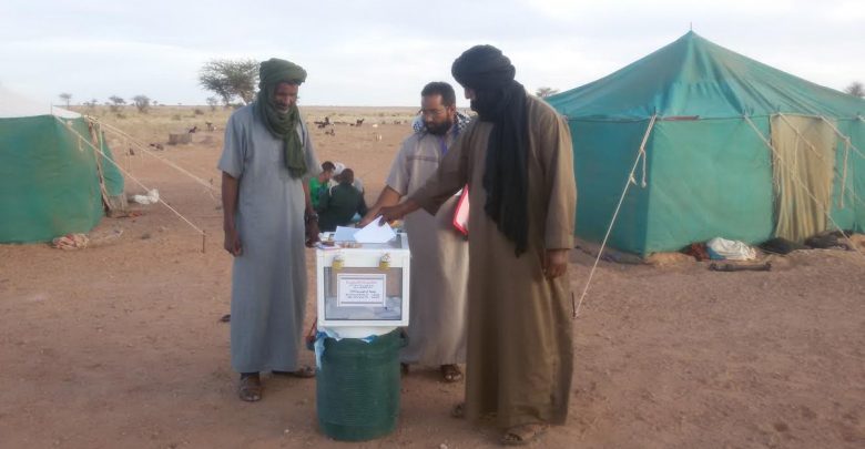 تصويت البدو الرحل في المكاتب المتنقلة بالجزائر