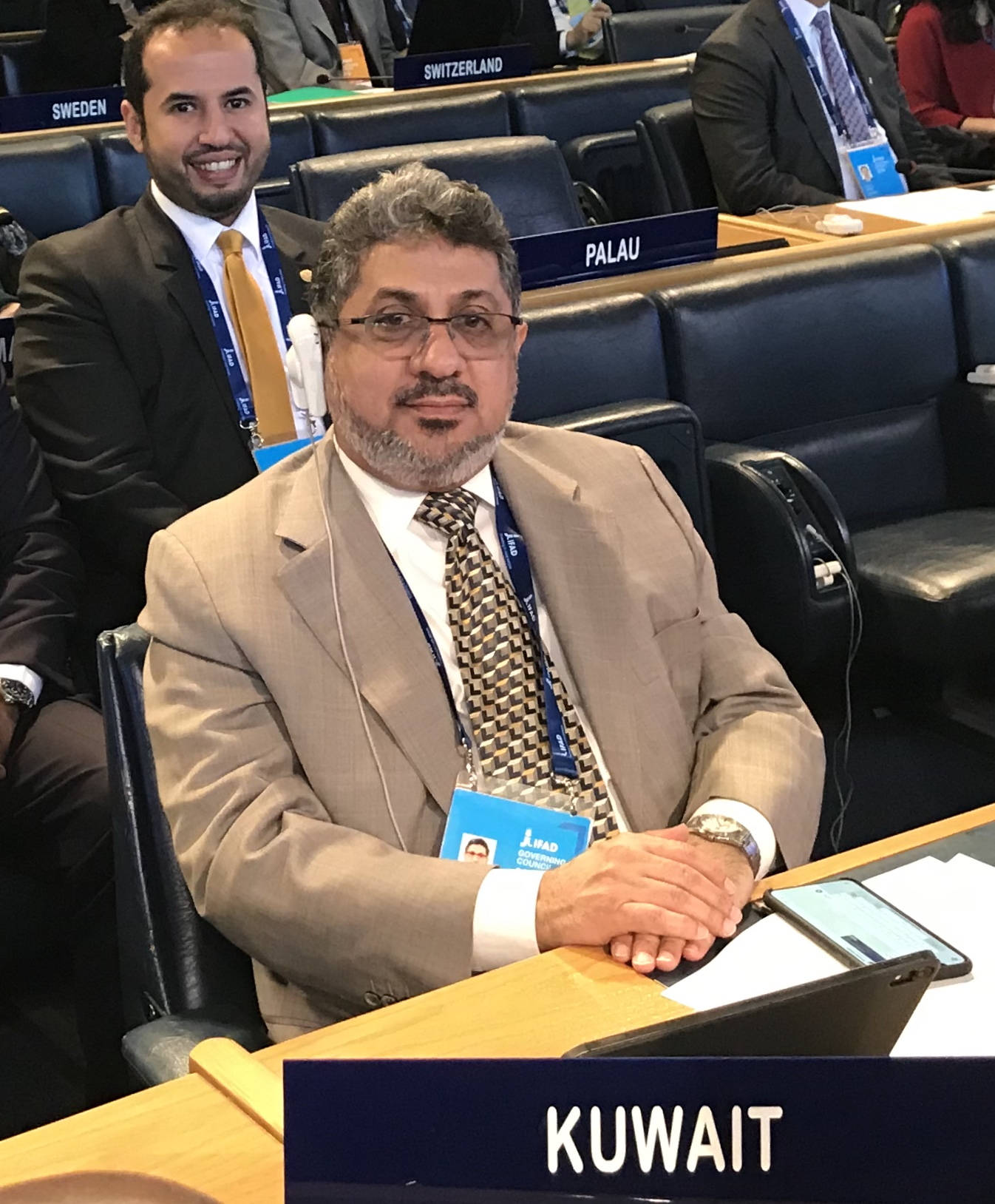 Kuwaiti official at the International Fund for Agricultural Development (IFAD) Marwan Al-Ghanim
