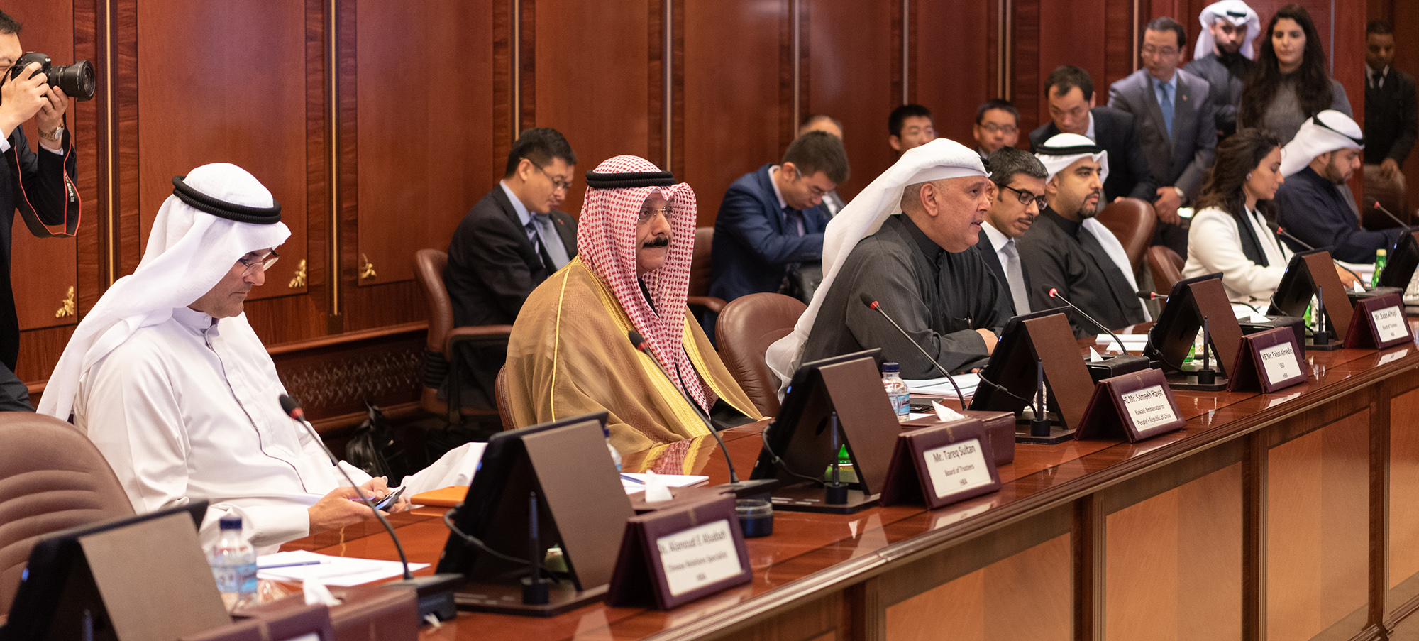جانب من فعاليات الاجتماع الأول للجنة الكويتية - الصينية العليا لتطوير مشروع مدينة الحرير