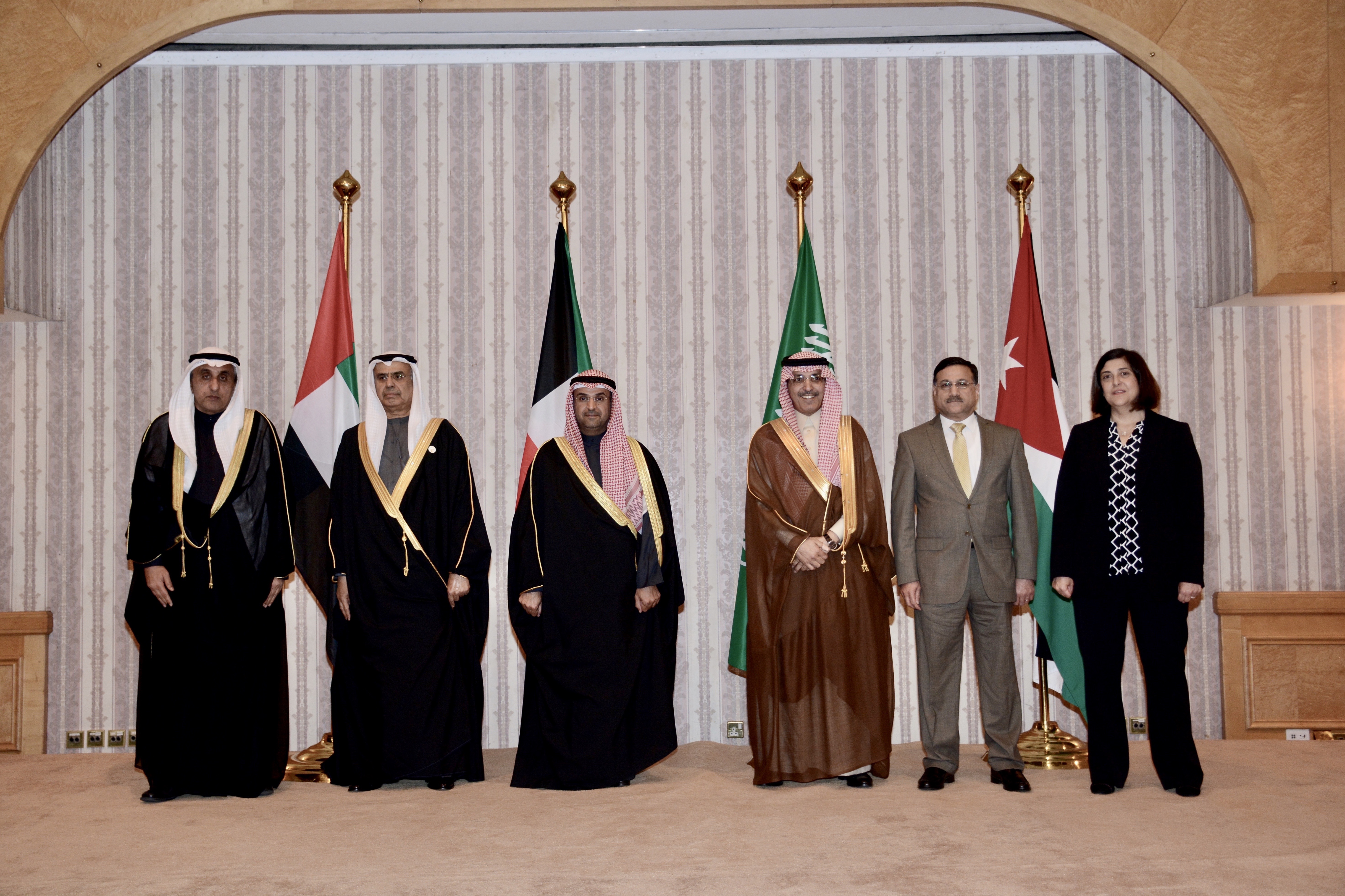 وزراء مالية الكويت والسعودية والأمارات والأردن