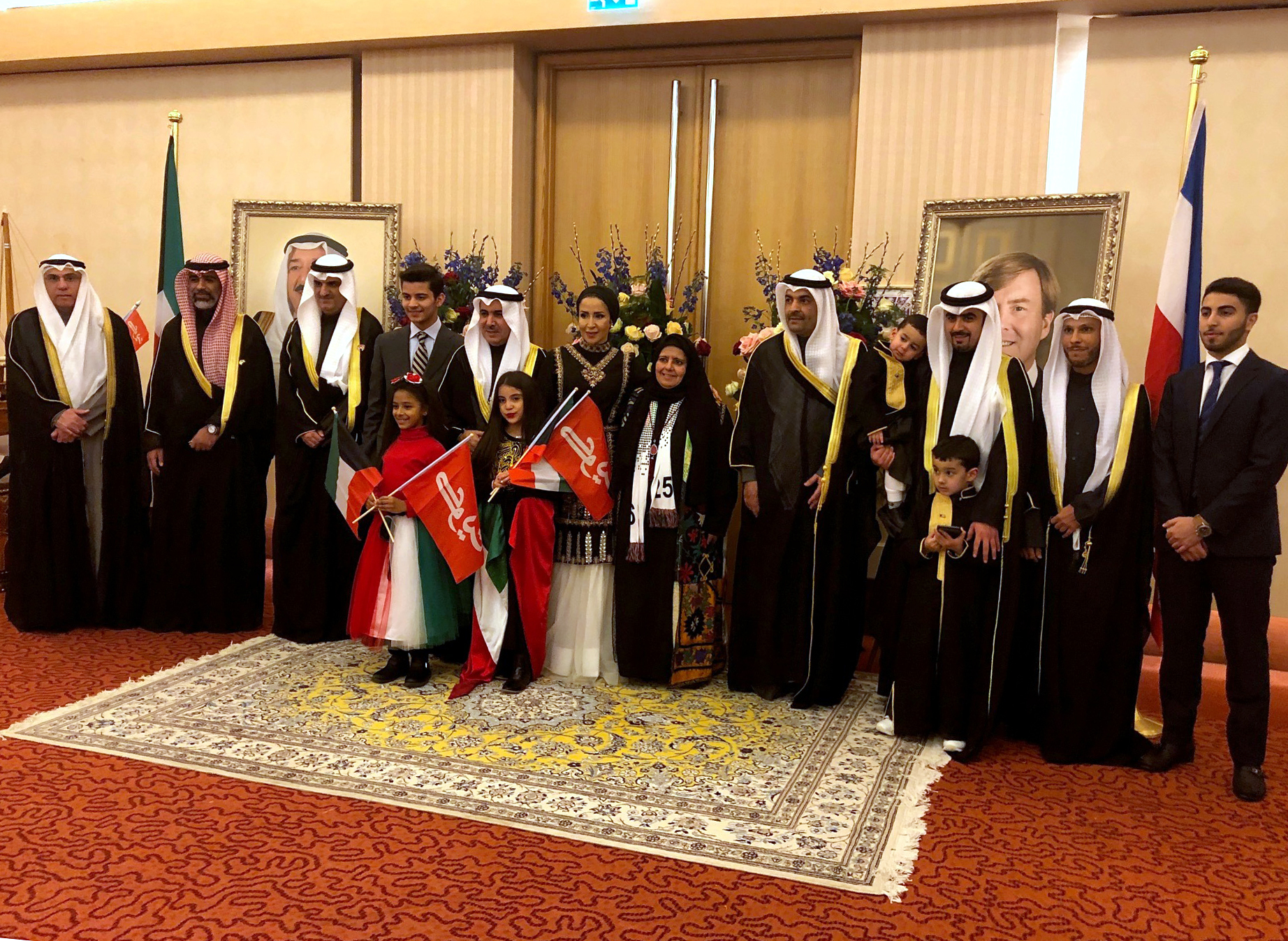 Kuwait embassy in the Netherlands celebrated the 58th National Day and 28th Anniversary of Liberation Day