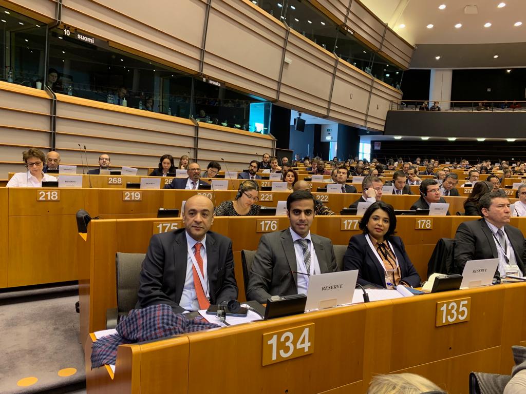 Kuwait's ambasador to the EU, NATO and Belgium, Jasem Al Budaiwi, at the Congress in the EP