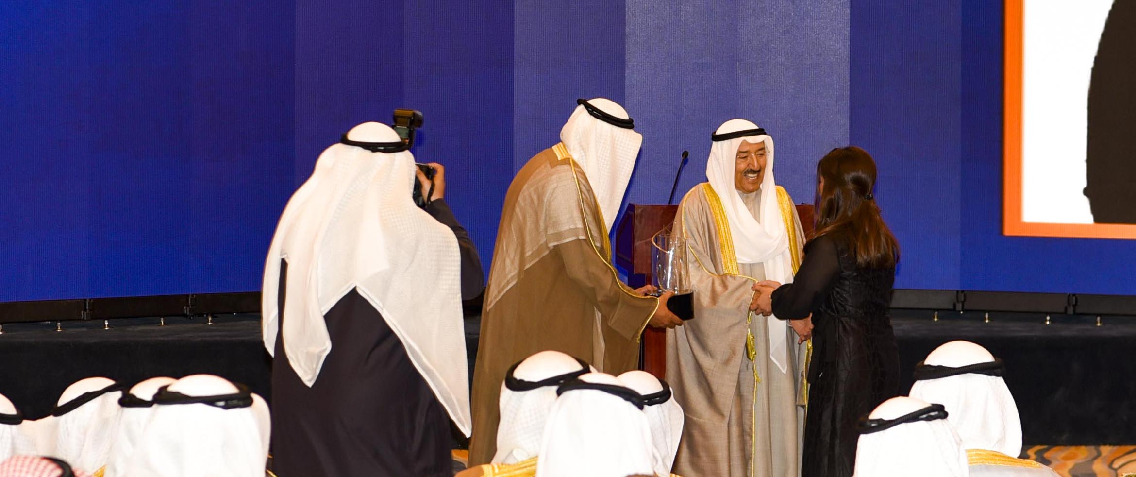 Son Altesse l'Emir à la cérémonie de clôture de "Koweït est fier"