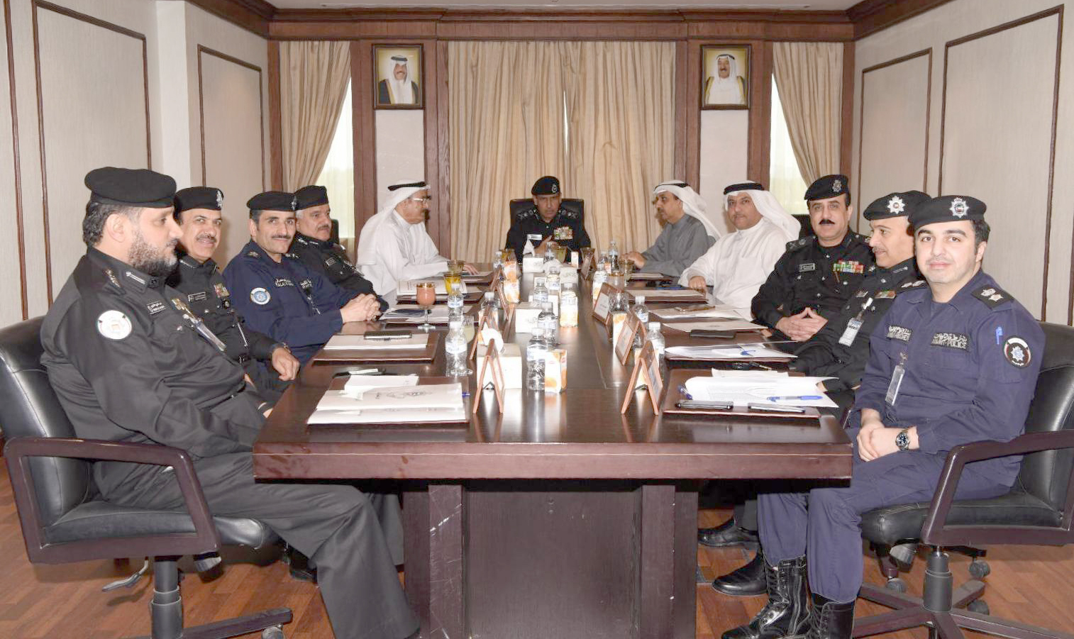 Undersecretary Mar. Gen. Essam Al-Nahham meets with several officials from government bodies