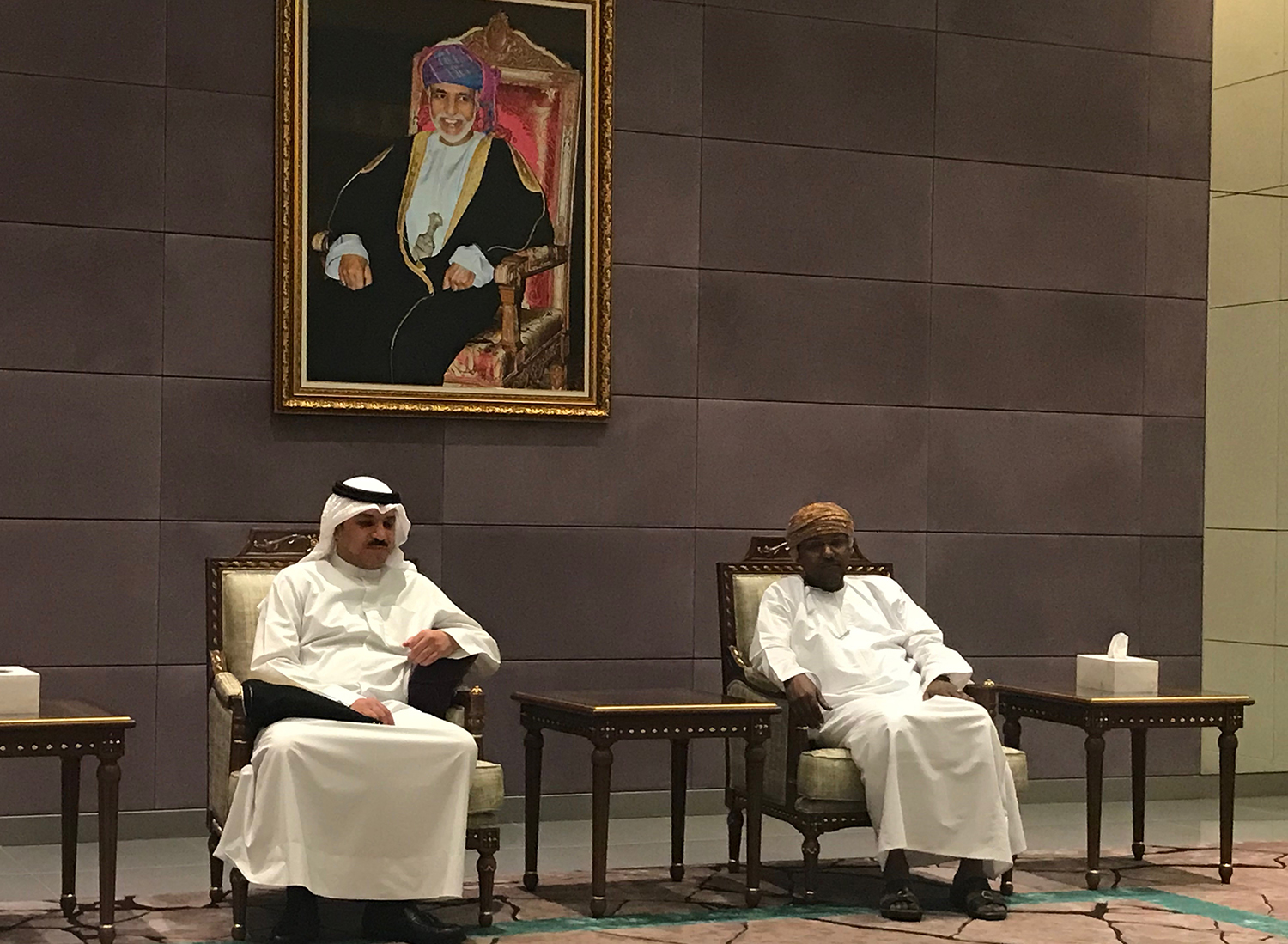 overnor of Central Bank of Kuwait (CBK) Mohammad Al-Hashel arrives in Muscat for GCC meeting