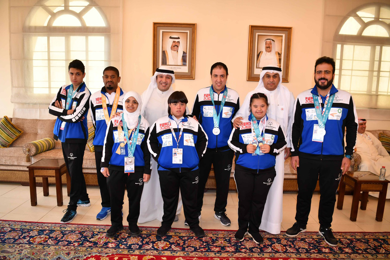 ابطال الكويت المشاركون في منافسات دورة الالعاب العالمية ال 15 للاولمبياد الخاص
