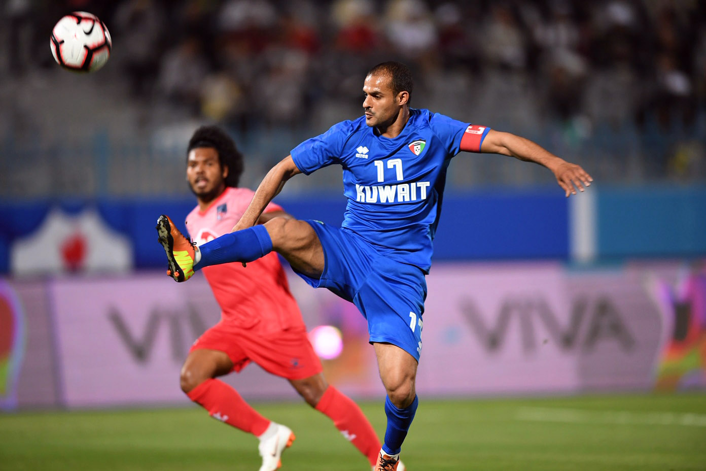Kuwait national football team and Nepal in a friendly