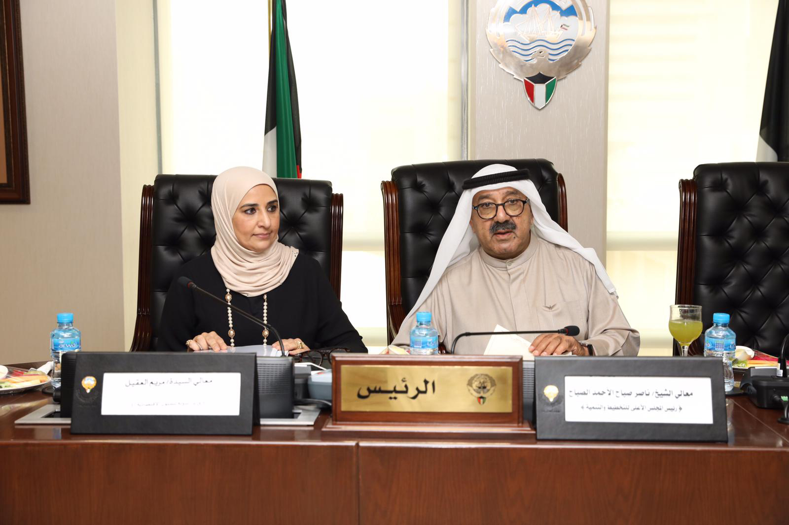 First Deputy Prime Minister, Minister of Defense and Chief of the General Secretariat of the Supreme Council for Planning and Development (SCPD) Sheikh Nasser Sabah Al-Ahmad Al-Sabah chaired the council's sixth meeting of the second session for 2019