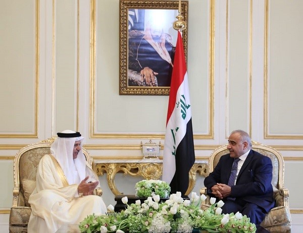 رئيس مجلس الوزراء العراقي عادل عبدالمهدي يلتقي الأمين العام للمجلس الدكتور عبداللطيف الزياني