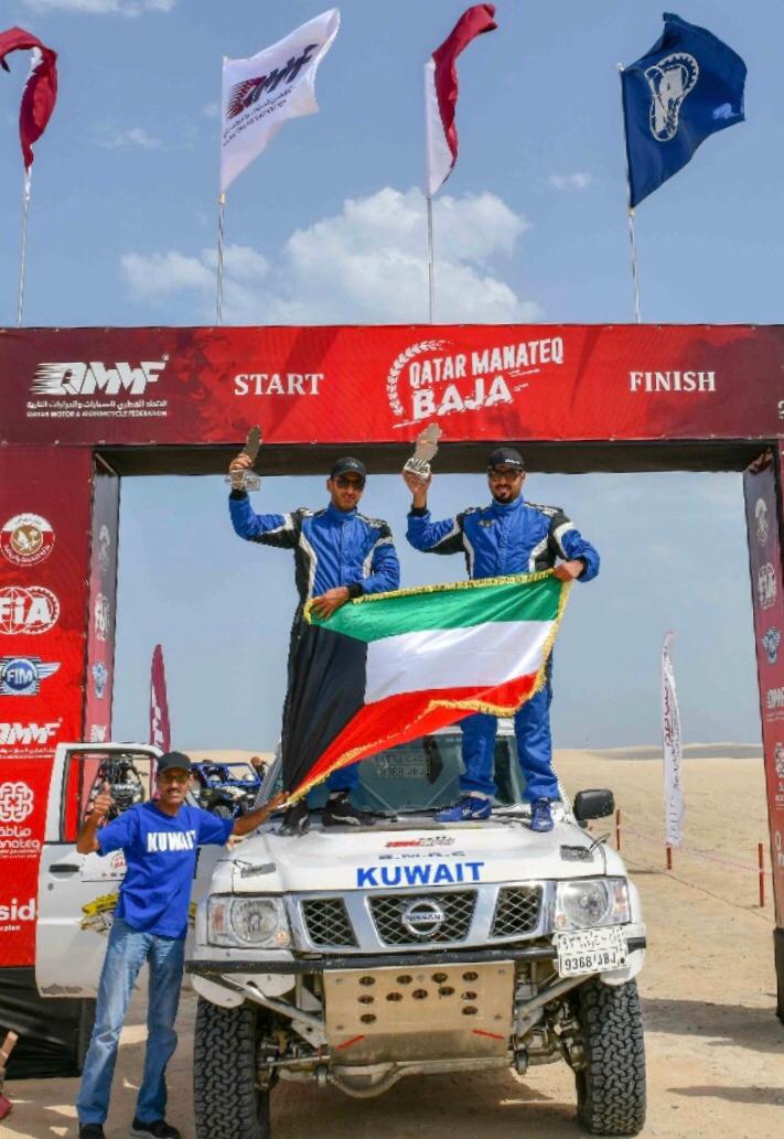Kuwait's Al-Dhefeeri finishes 3rd in Qatar Manateq Baja Rally 4th round