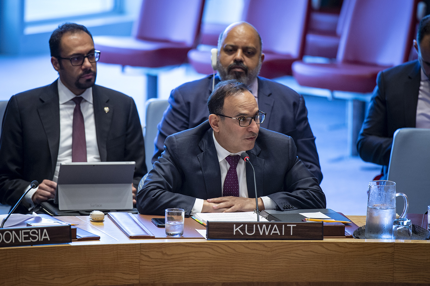 Kuwait's Permanent Representative at the UN Ambassador Mansour Al-Otaibi
