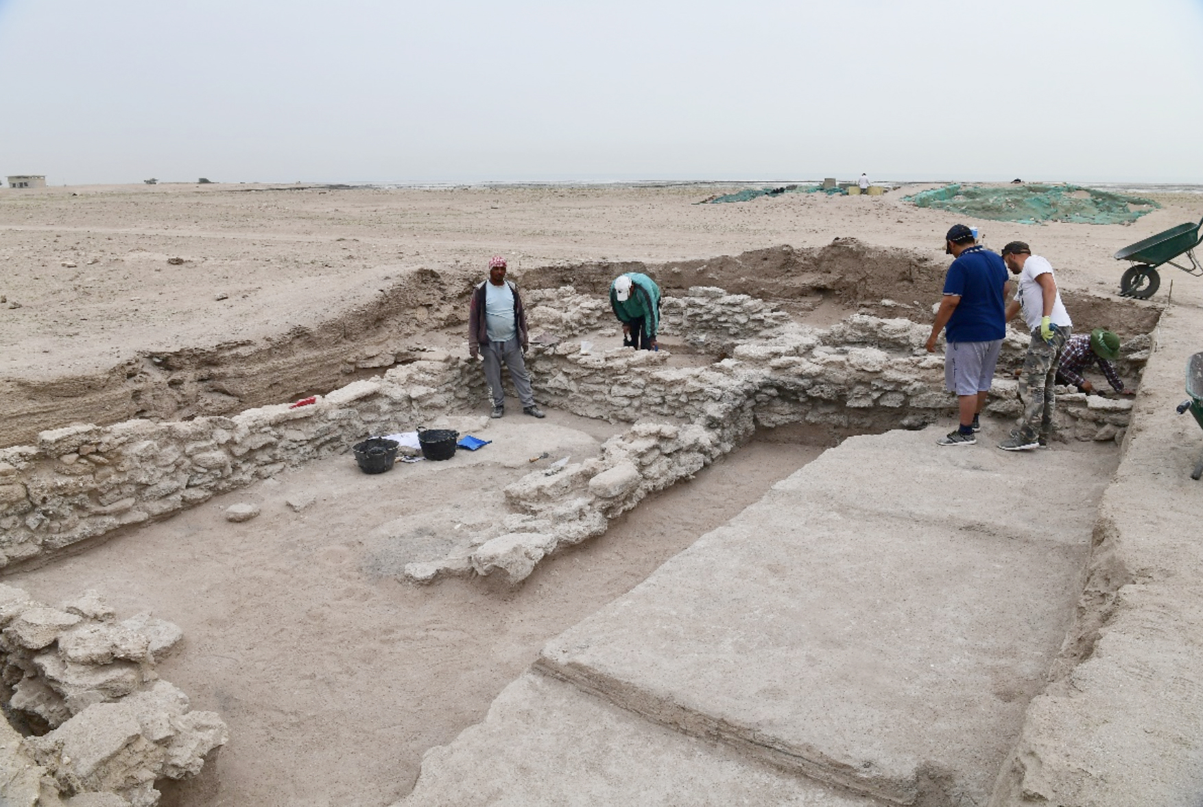 كونا اكتشاف مسجد أثري في خرائب دشت في جزيرة فيلكا الثقافة