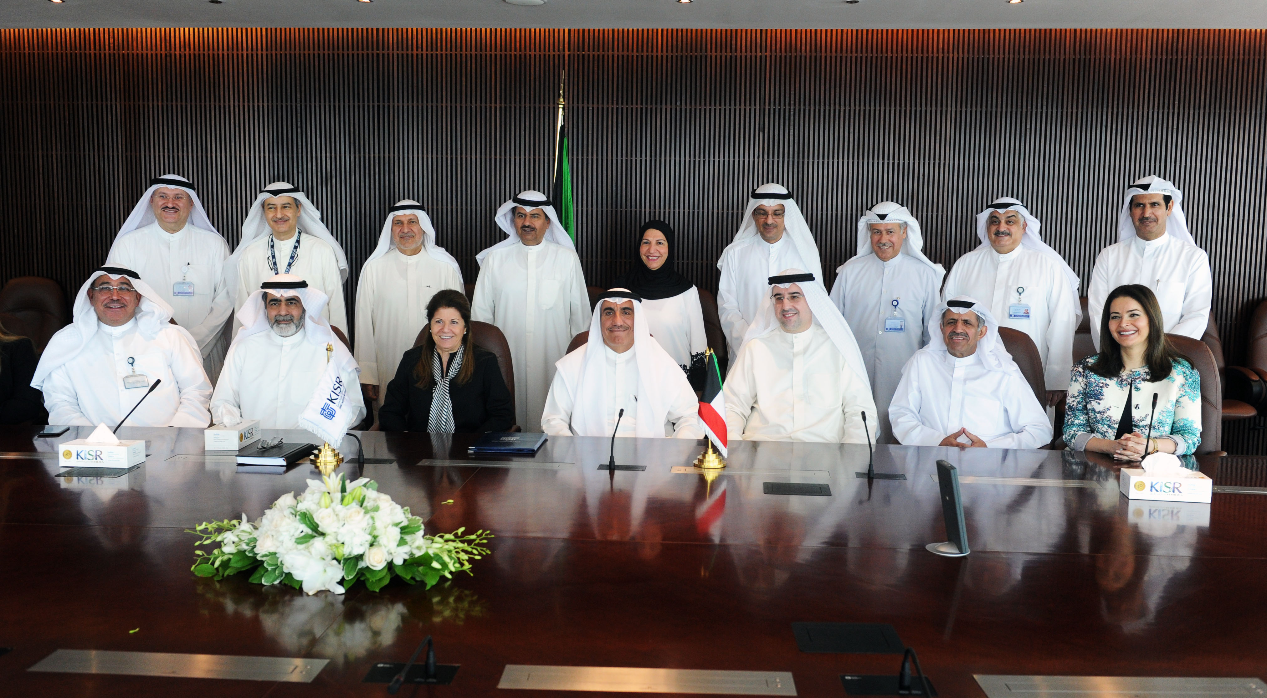 Cérémonie de signature de l'accord entre l'Université du Koweït et l'Institut des recherches scientifiques