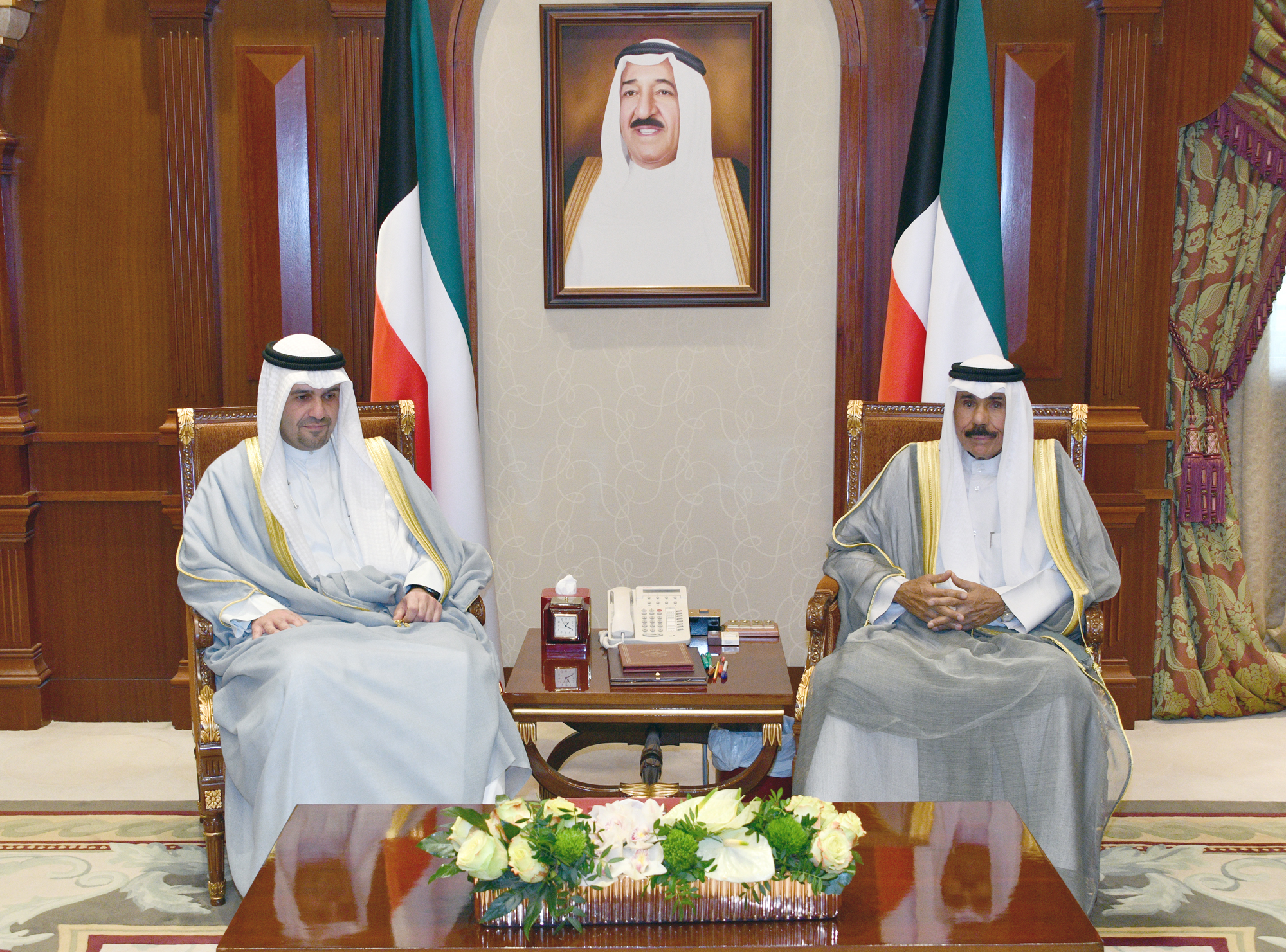 His Highness the Crown Prince receives Deputy Premier and Minister of State for Cabinet Affairs