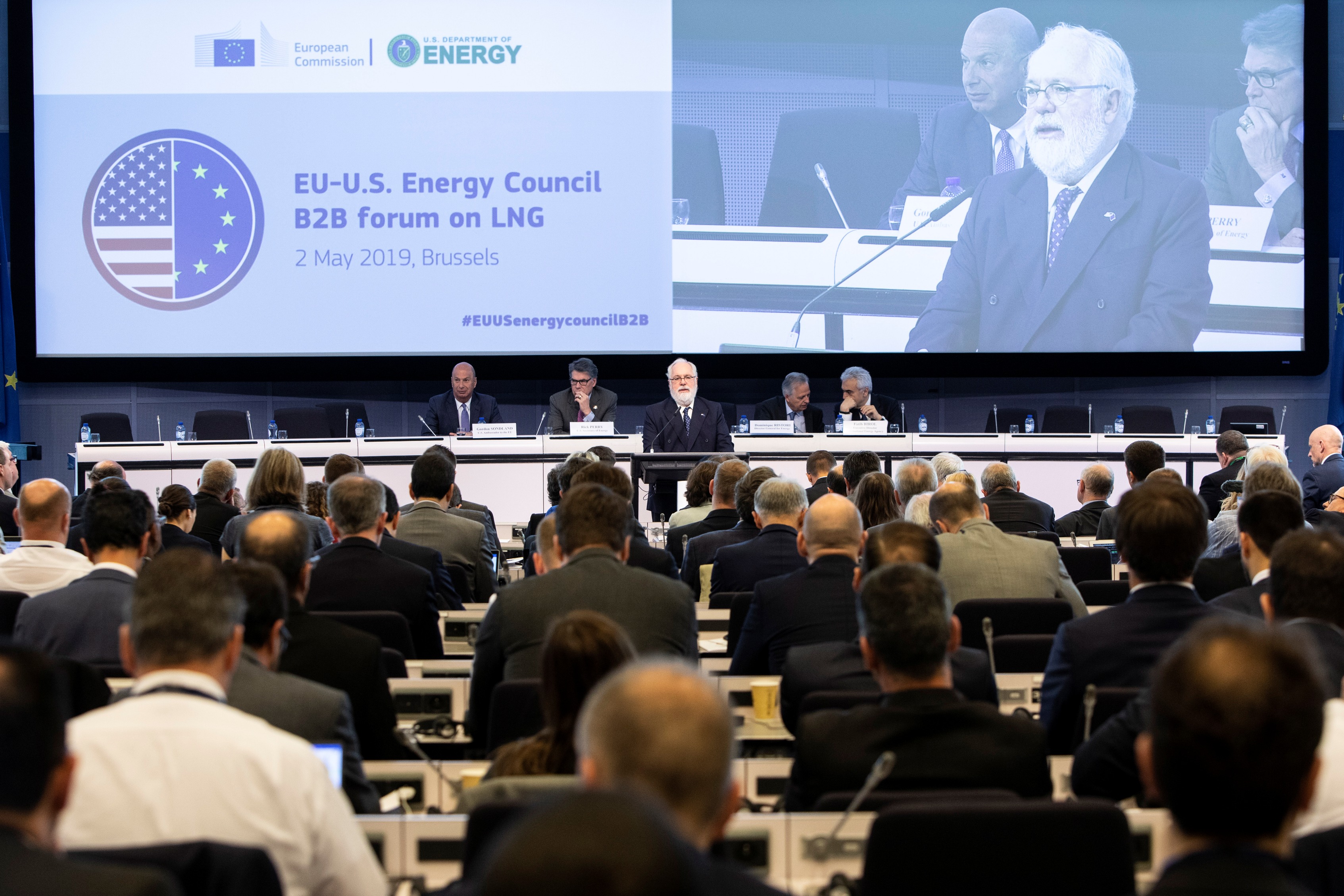  اجتماع كبار المسؤولين التنفيذيين في قطاع الطاقة من الاتحاد الأوروبي والولايات المتحدة في بروكسل