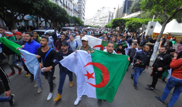 Manifestation estudiantine à Alger