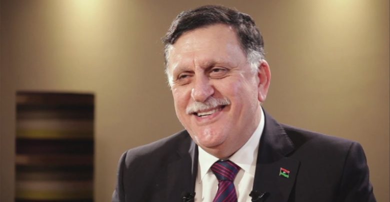 رئيس المجلس الرئاسي لحكومة الوفاق الليبية فائز السراج