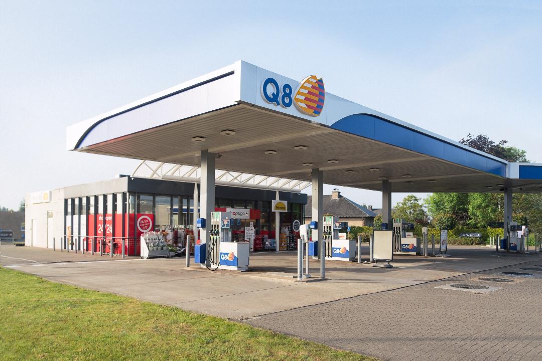 A Q8 station in Belgium