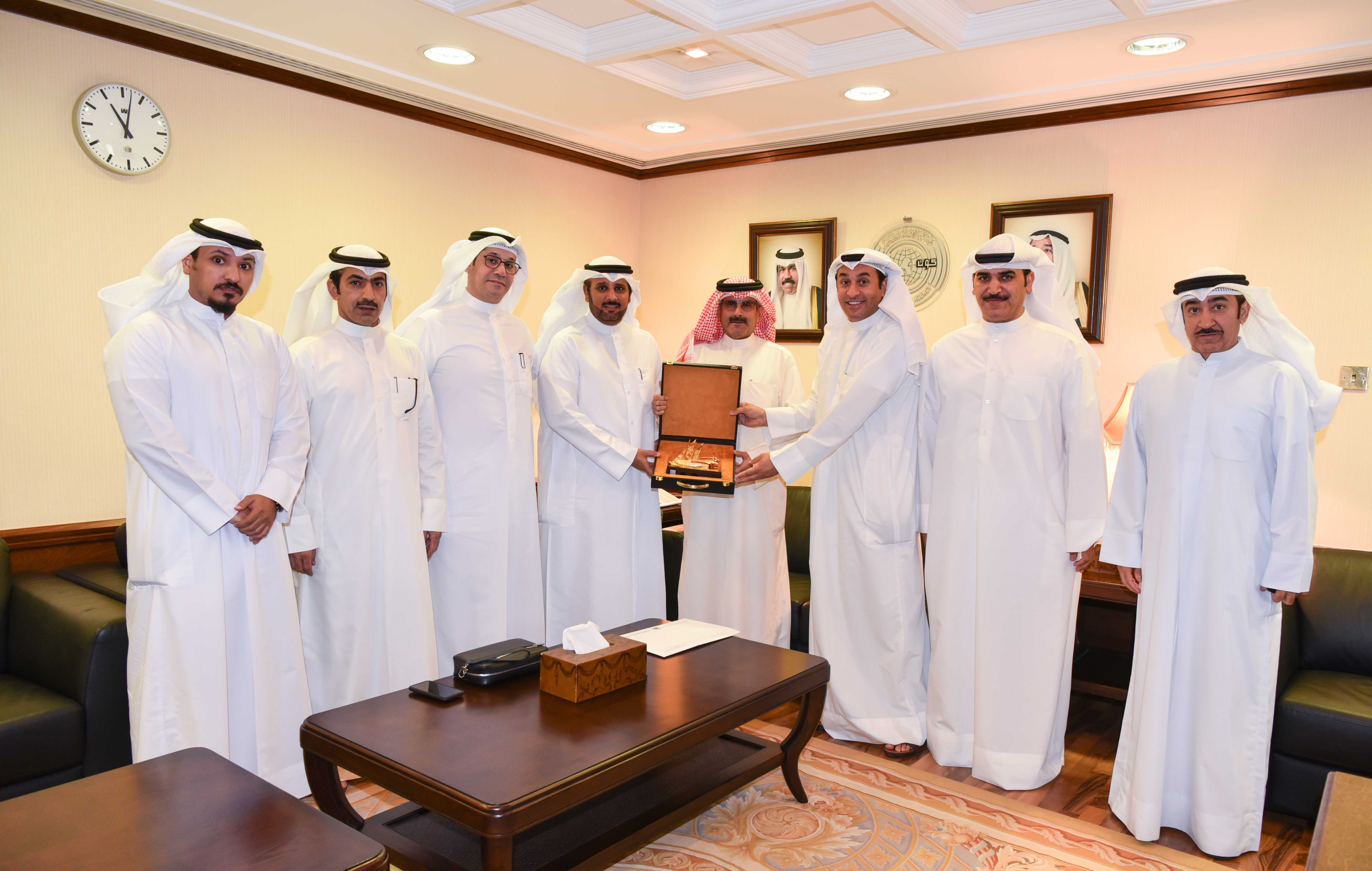 KUNA Chairman and Director received the unions in bolstering the development and progress of Kuwait