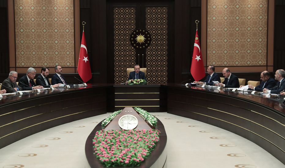 اردوغان يترأس اجتماع مجموعة العمل المعنية بالاصلاح السياسي لعملية الانضمام الى الاتحاد الاوروبي