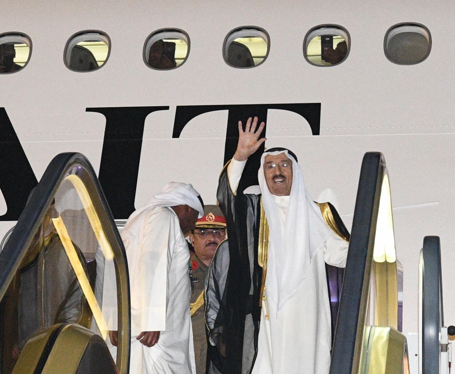 His Highness the Amir leaves Saudi Arabia
