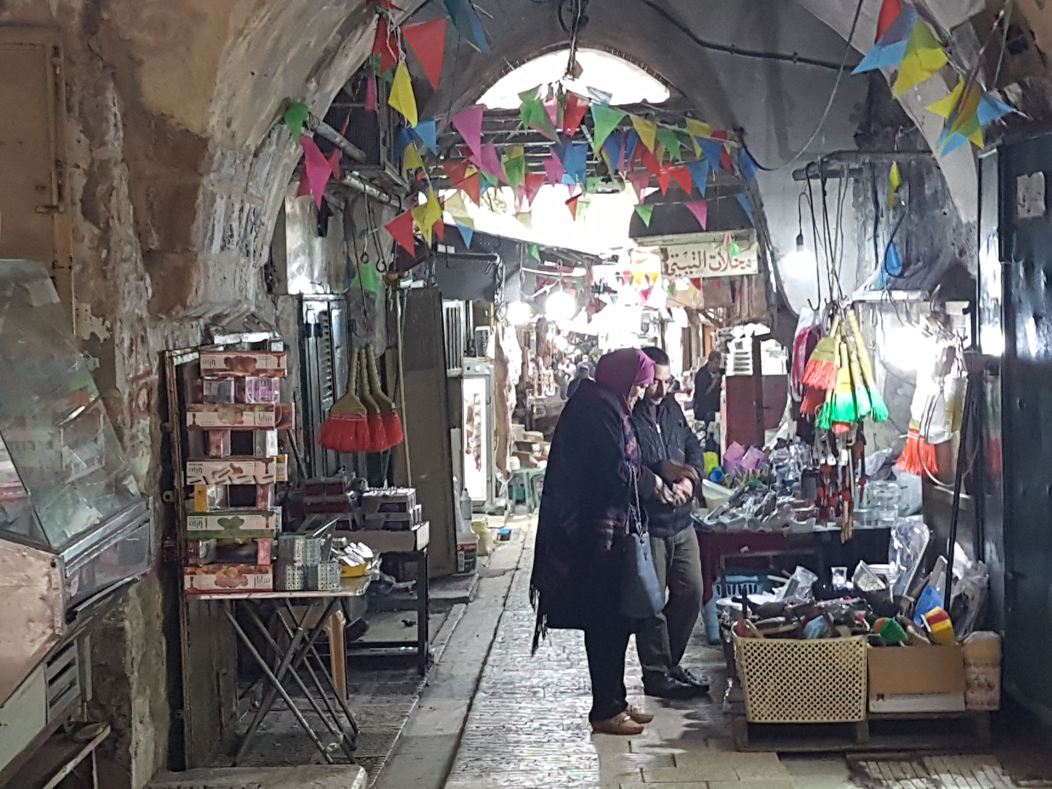 سوق خان التجار القديم في نابلس