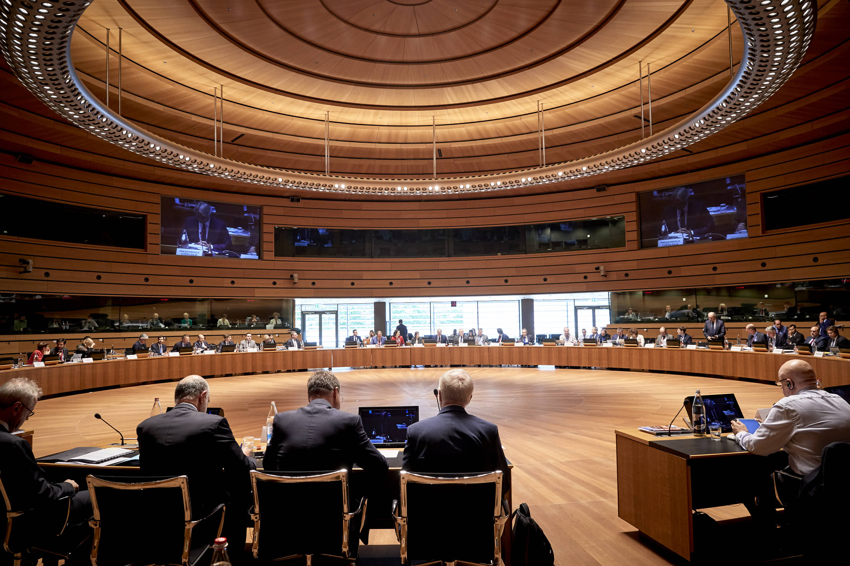 EU Economic and Finance Ministers meting in Luxembourg