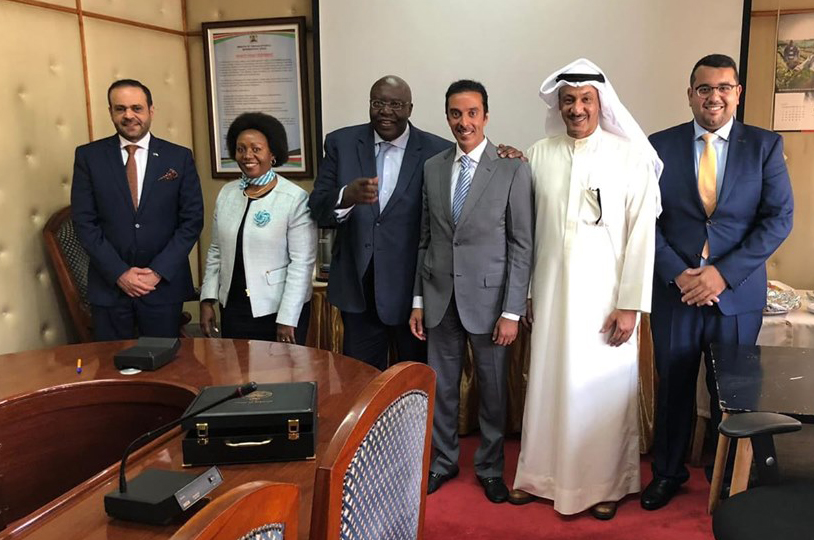 Second political consultation meeting between Ambassador Amolo, and Kuwait Assistant Foreign Minister for Africa Affairs Ambassador Hamad Al-Mashaan