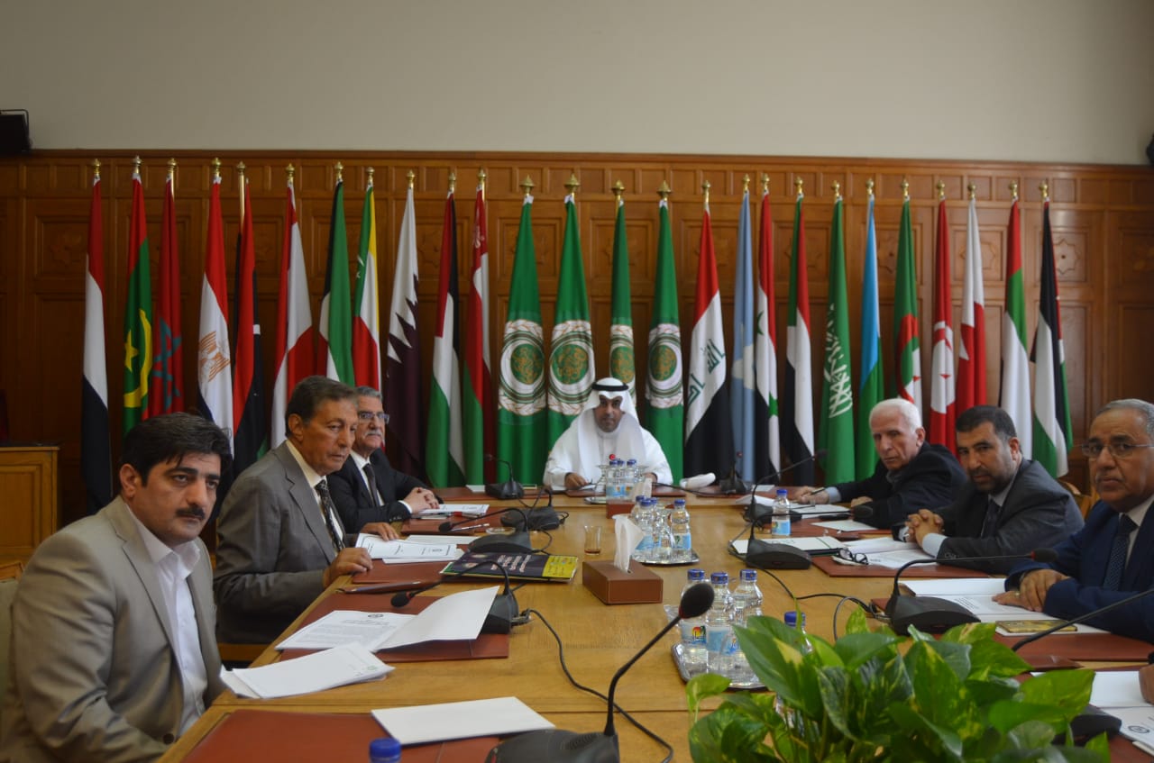 The meeting held by the Palestinian Committee of the Arab Parliament
