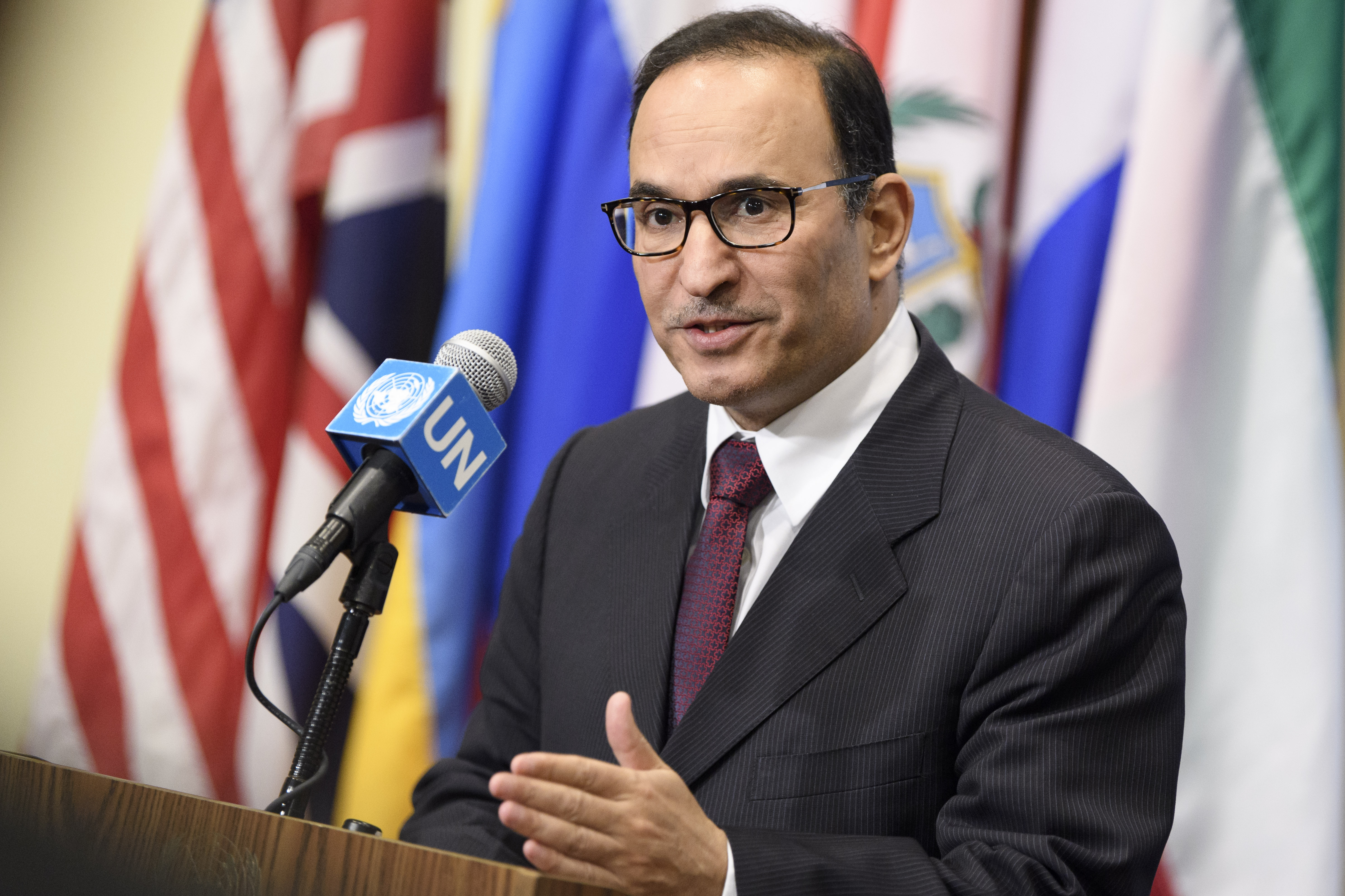 Kuwait's Permanent Representative to the UN Ambassador Mansour Al-Otaibi