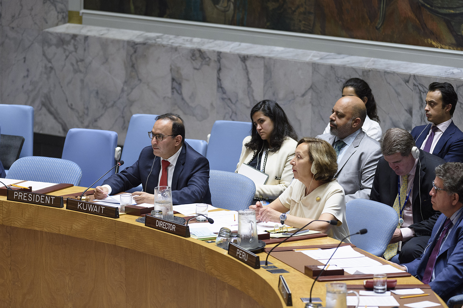 Kuwait's Permanent Representative to the UN Ambassador Mansour Al-Otaibi