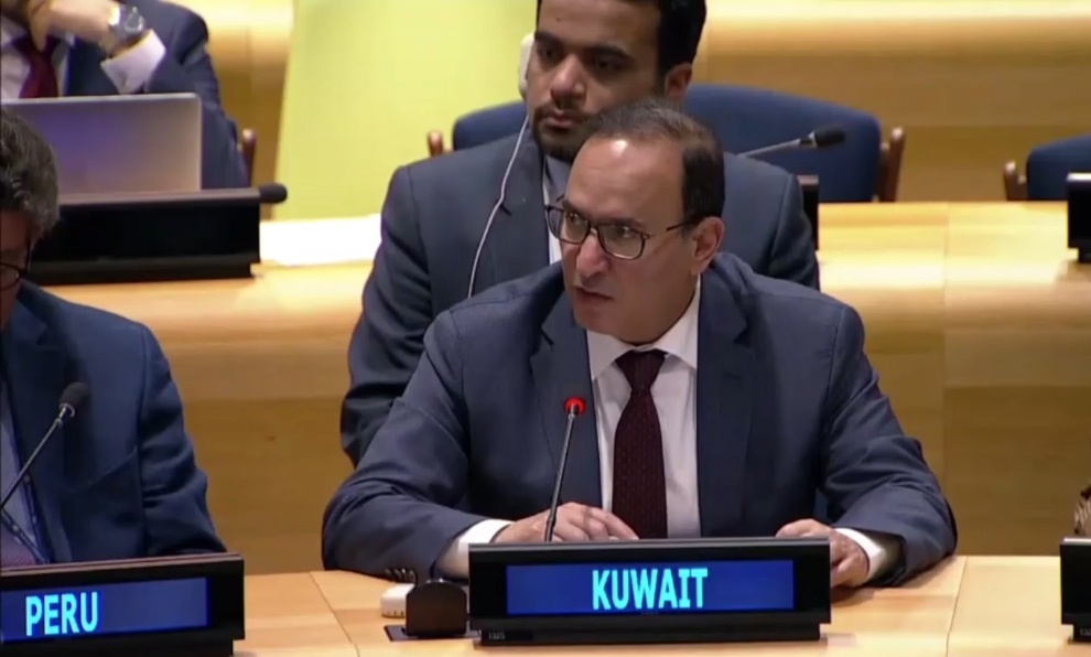 Permanent representative to the UN headquarters in New York, Ambassador Mansour Al-Otaibi