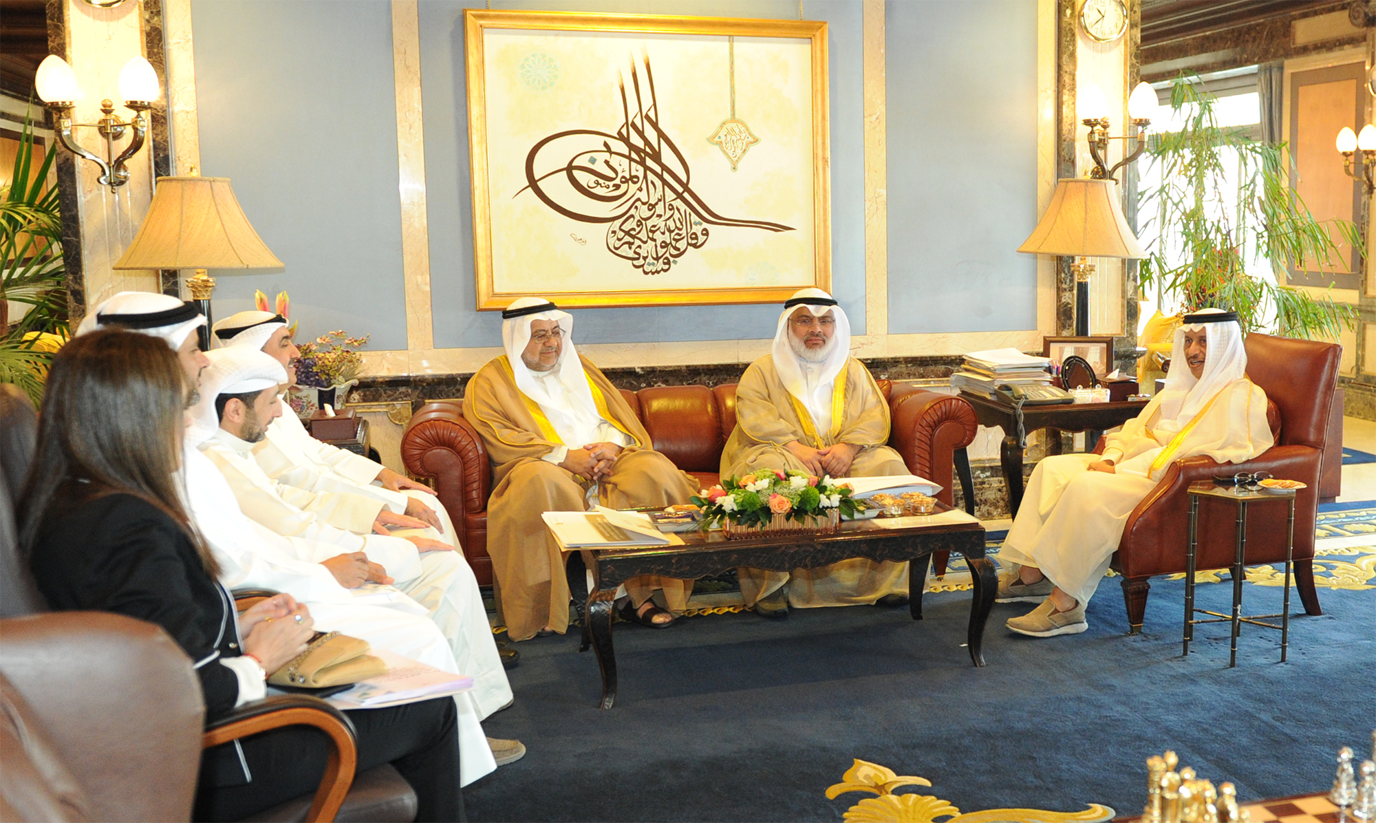 His Highness Prime Minister receives Adel Al-Sarawi