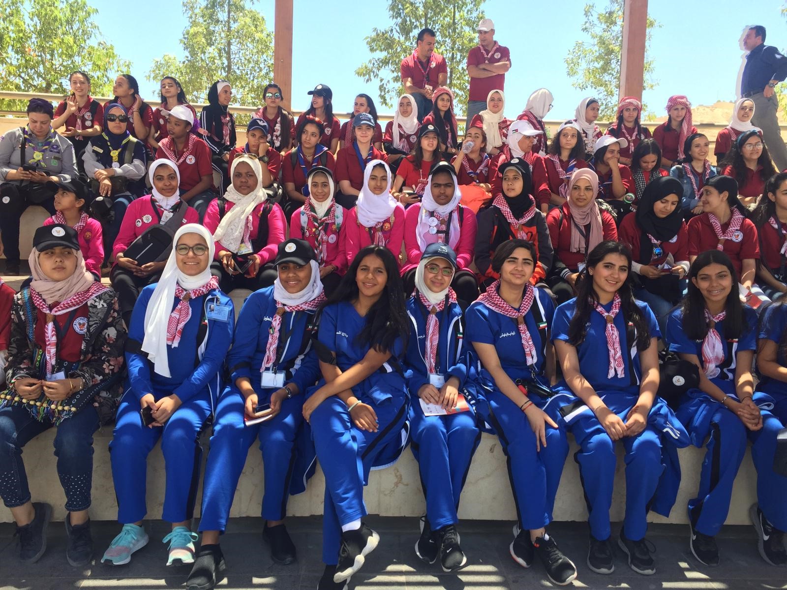 مشاركة جمعية المرشدات الكويتية في المخيم العربي الكشفي بالأردن