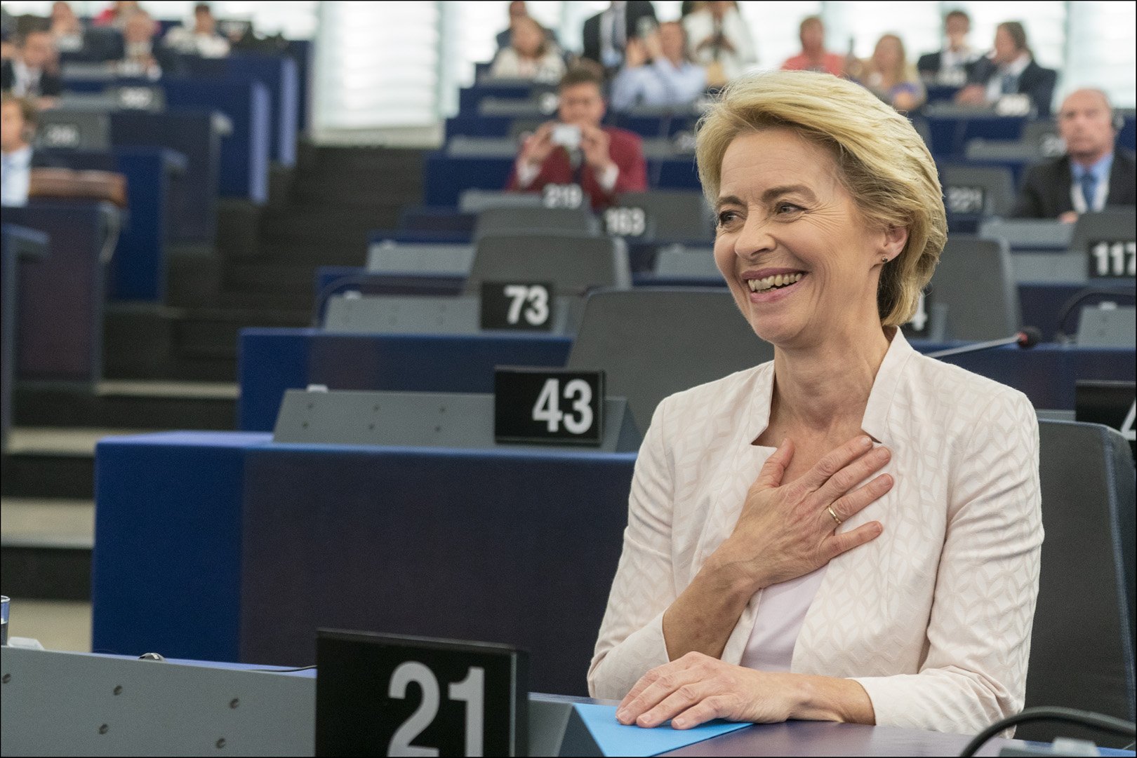 Eureopan Parliament elected Ursula von der Leyen